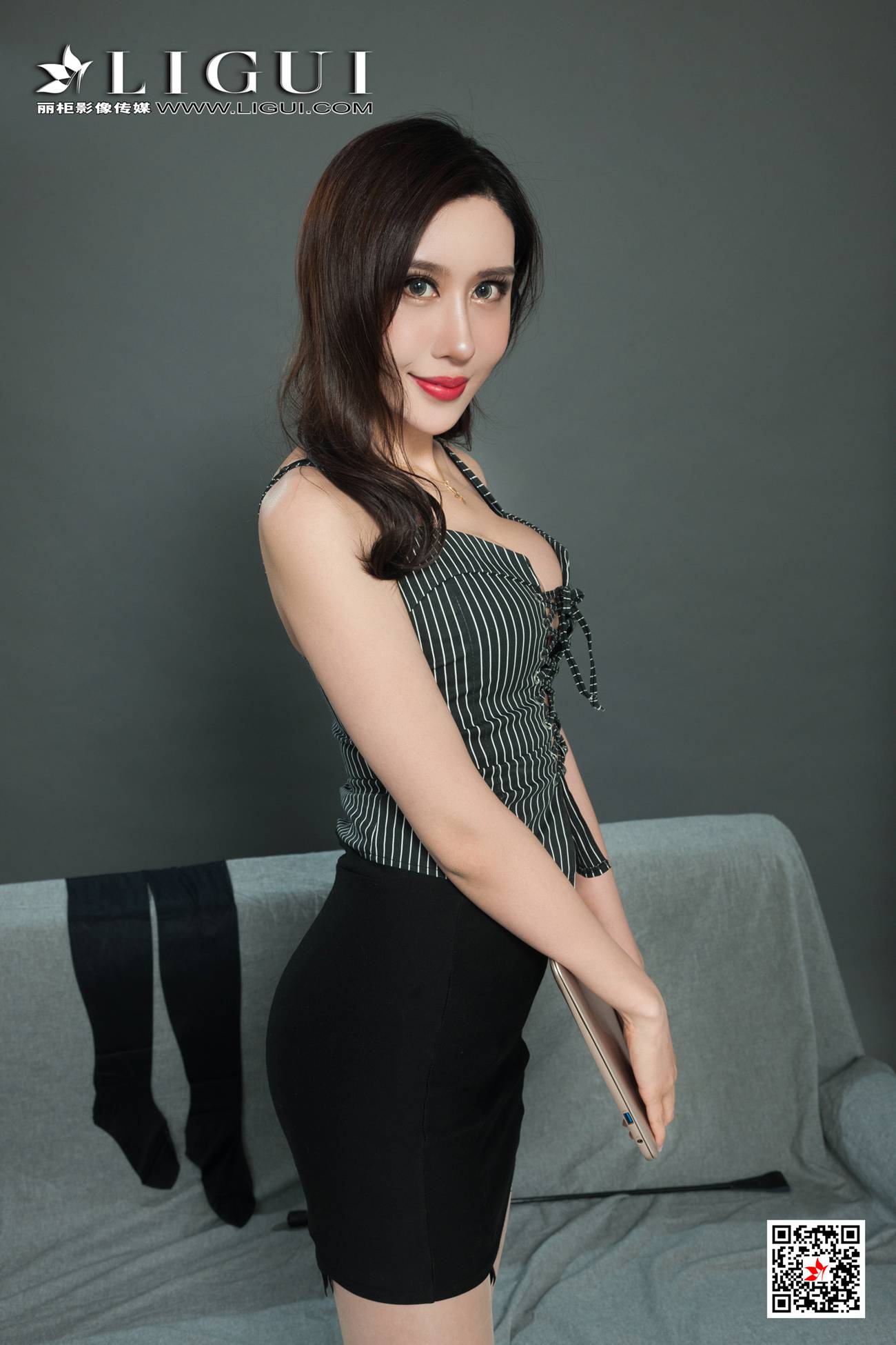 图片[50]-[Ligui丽柜]网络丽人 2021.01.11 Model《办公室一姐》LiNa [59P] – 速更版-美库