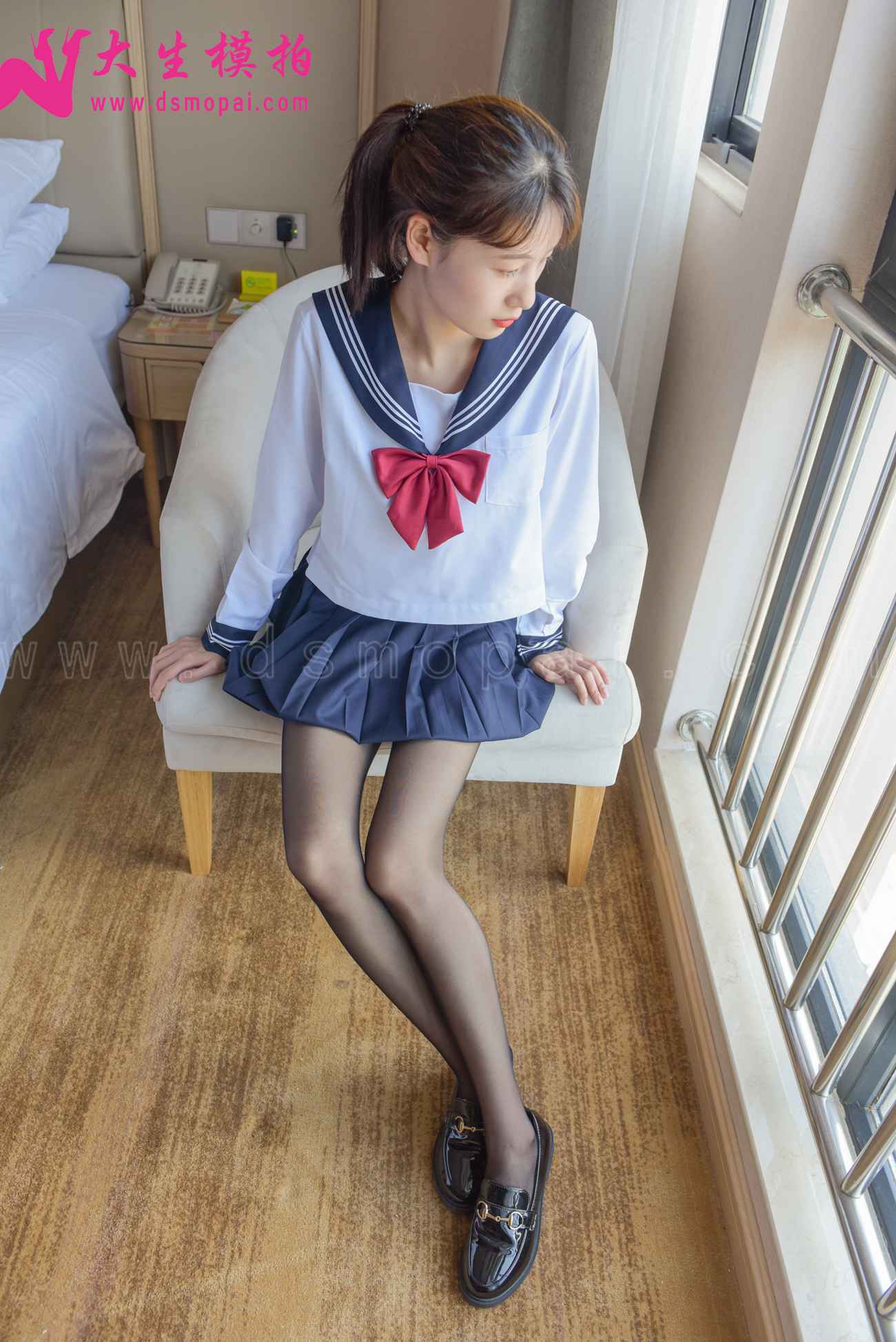 图片[46]-大生模拍 NO.210 意涵 JK黑丝[55P] – 速更版-美库