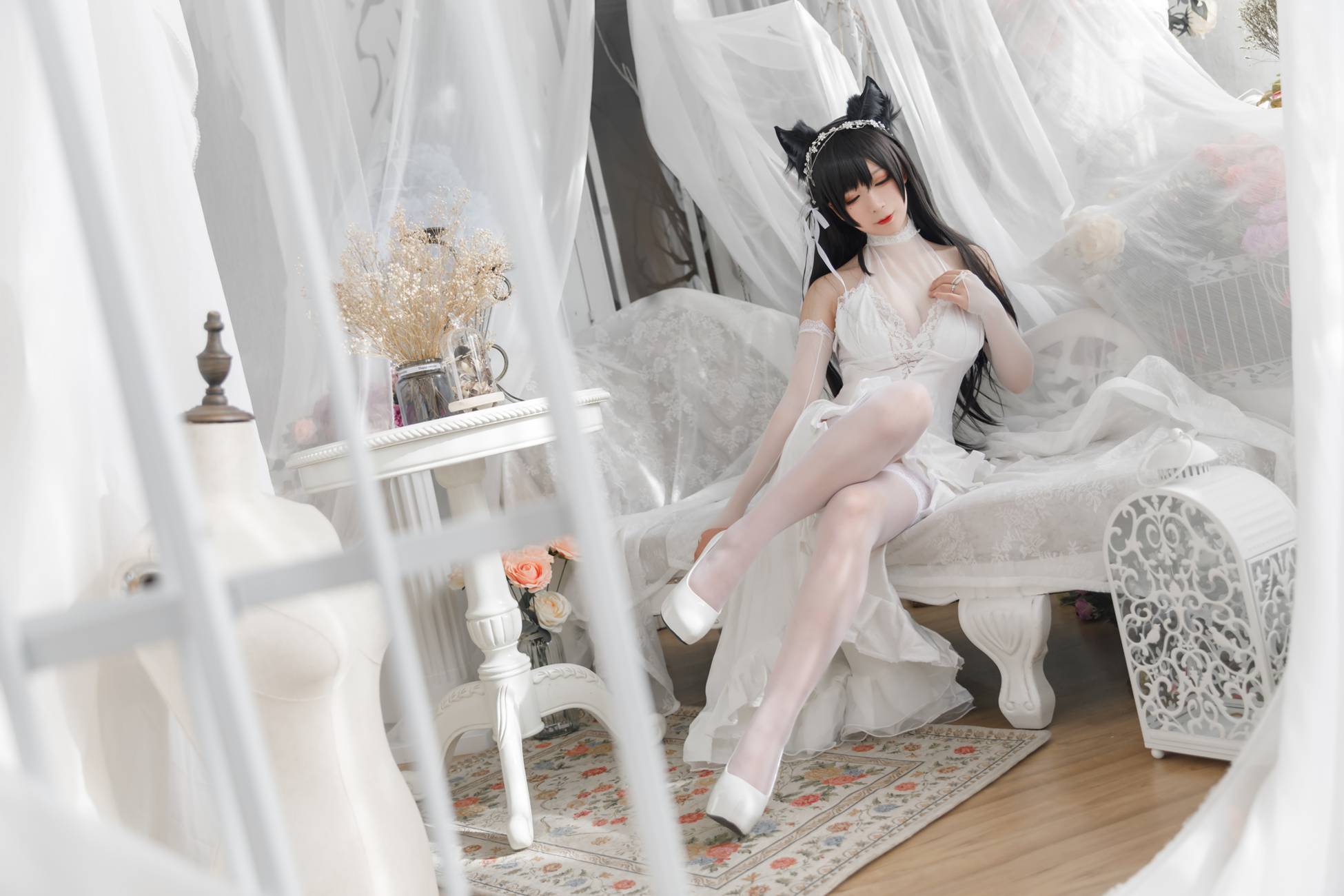 图片[10]-樱落酱w 爱宕花嫁[19P] – 速更版-美库