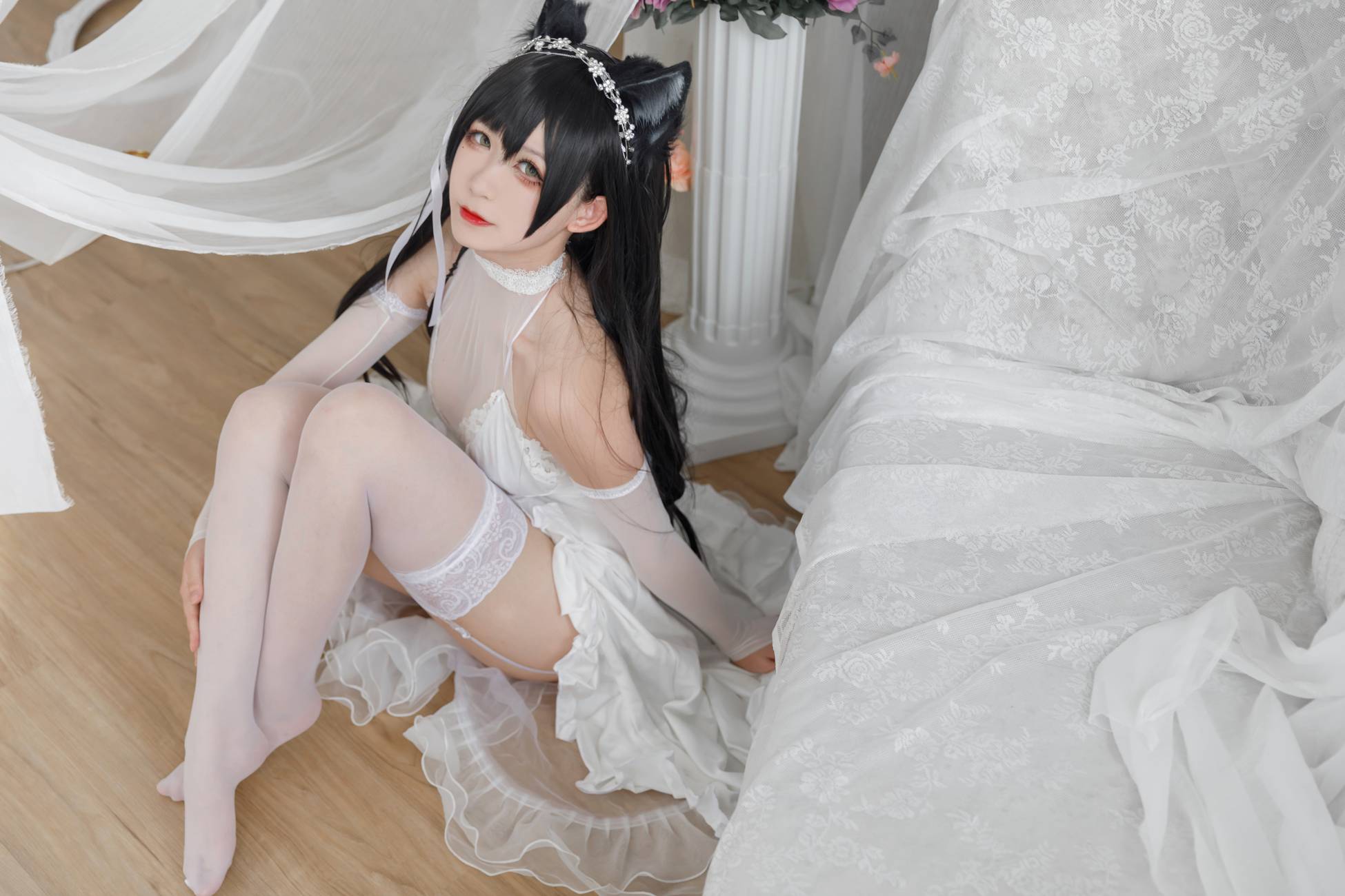 图片[14]-樱落酱w 爱宕花嫁[19P] – 速更版-美库