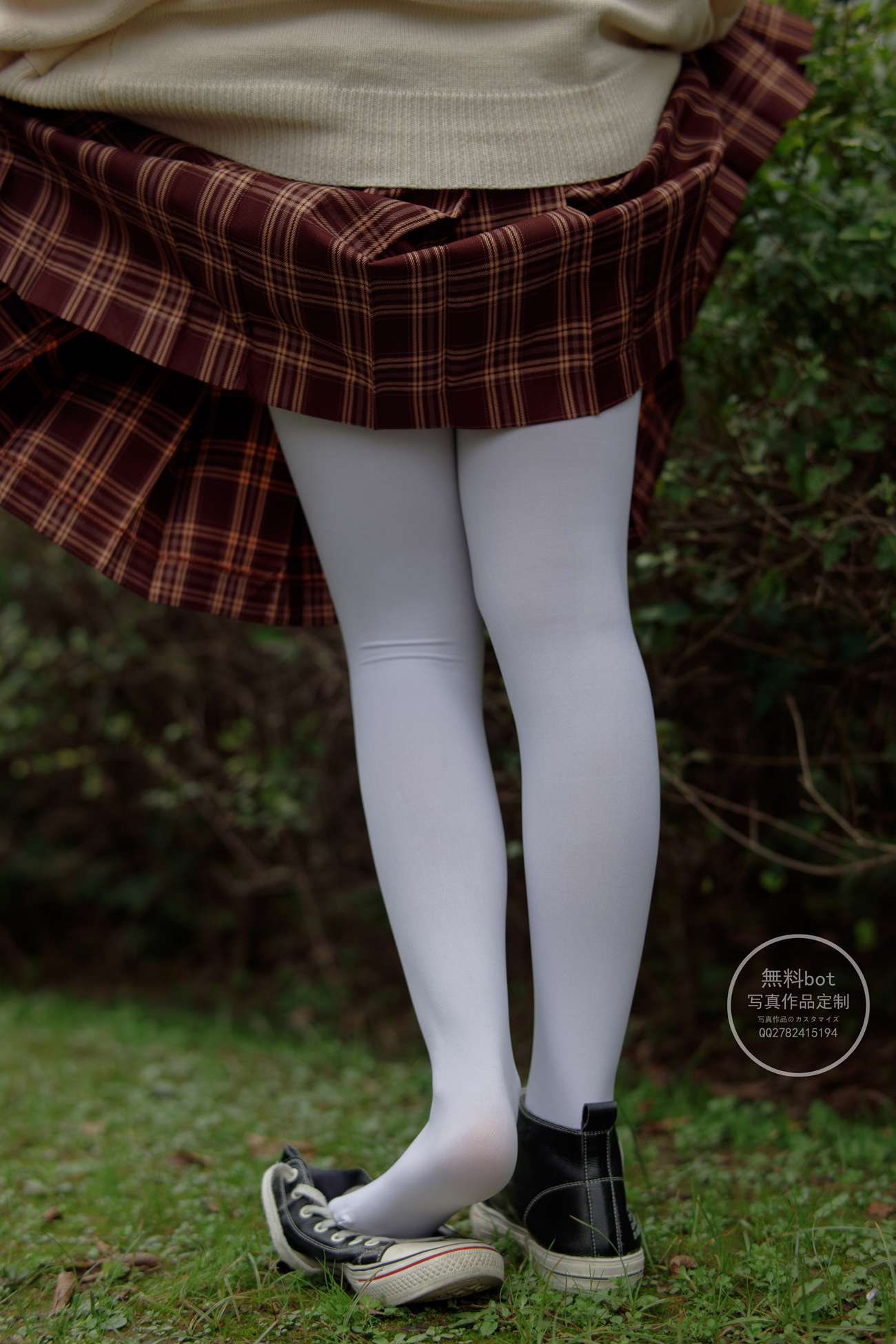 图片[12]-森萝财团写真 有料 NO.006 依依 户外白丝JK制服[90P] – 速更版-美库