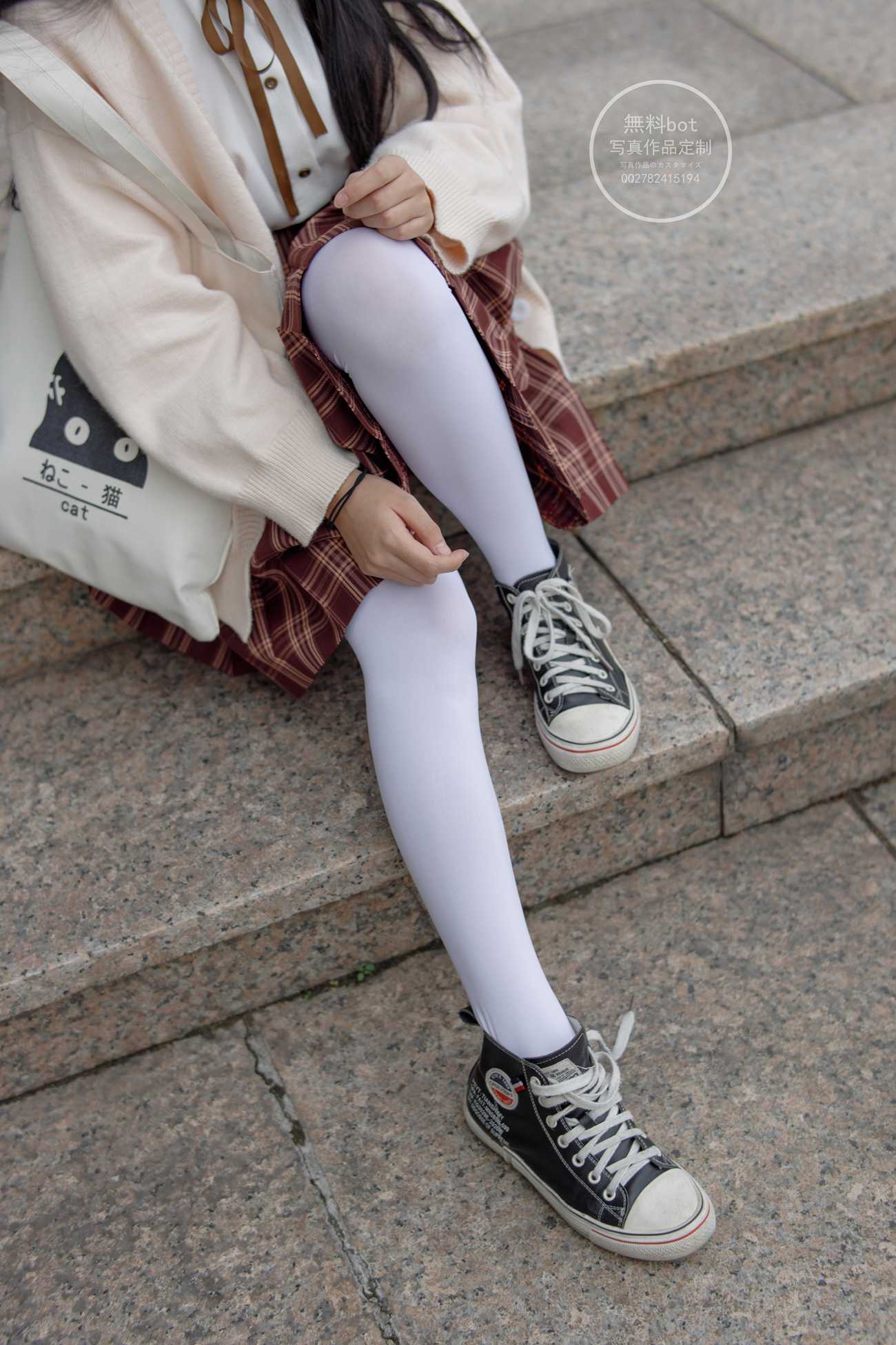 图片[20]-森萝财团写真 有料 NO.006 依依 户外白丝JK制服[90P] – 速更版-美库