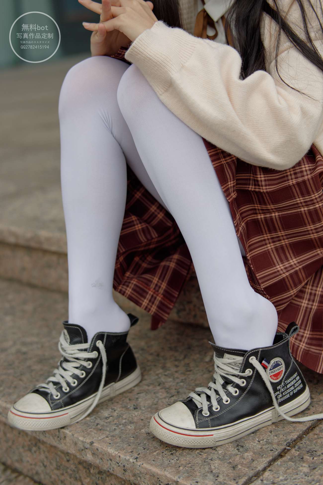 图片[24]-森萝财团写真 有料 NO.006 依依 户外白丝JK制服[90P] – 速更版-美库