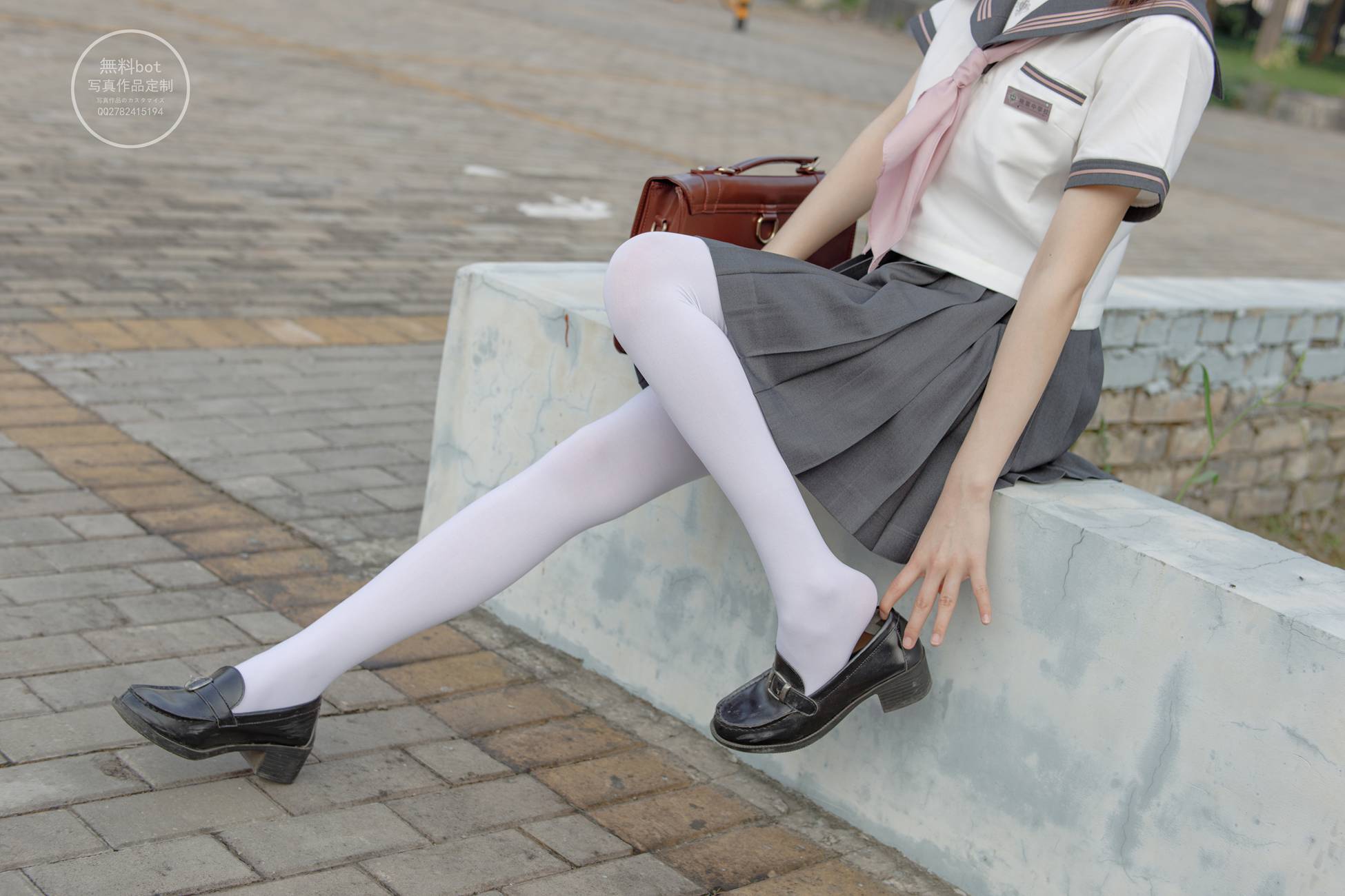 图片[39]-森萝财团写真 有料 NO.006 依依 户外白丝JK制服[90P] – 速更版-美库