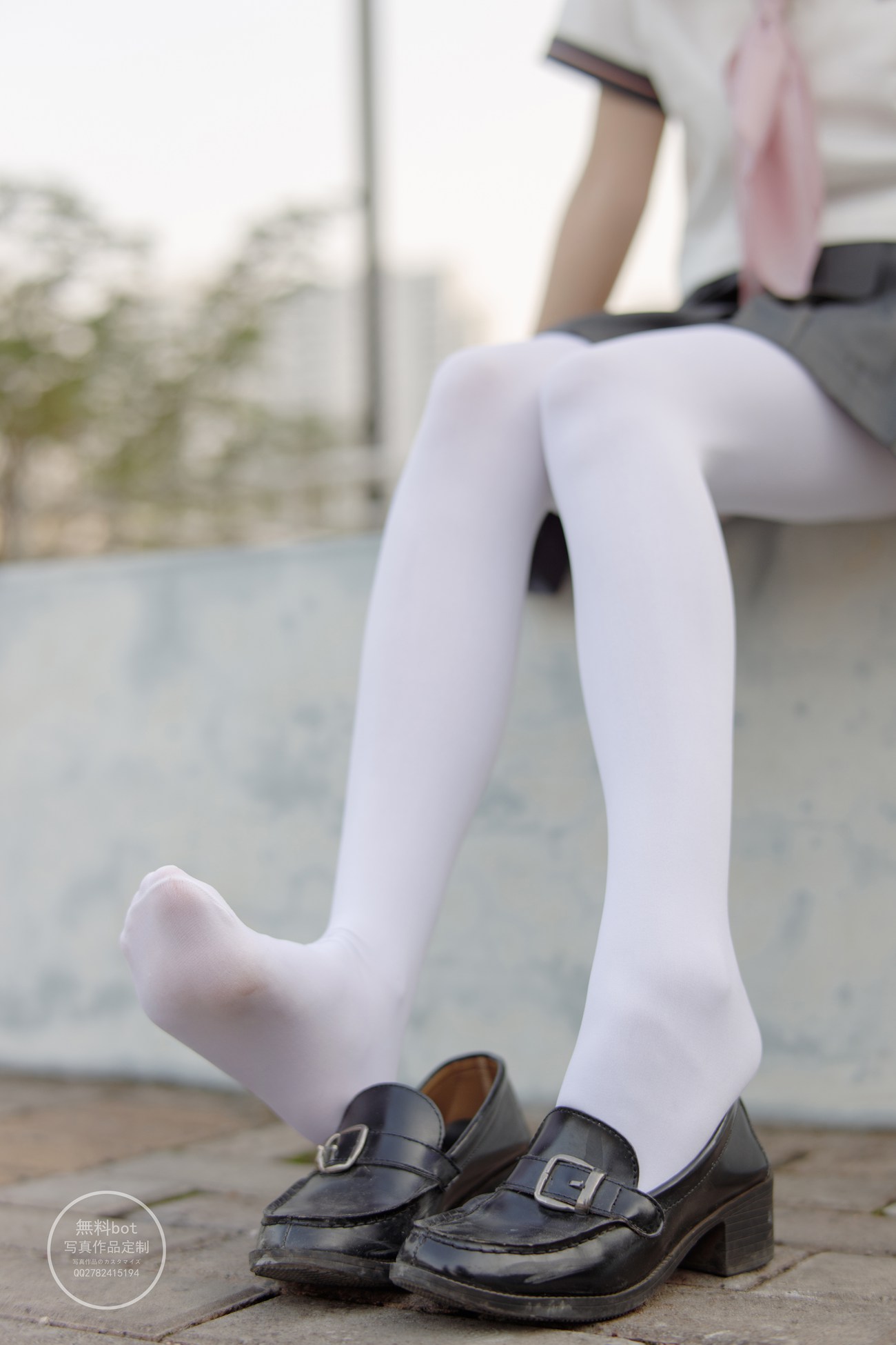 图片[46]-森萝财团写真 有料 NO.006 依依 户外白丝JK制服[90P] – 速更版-美库