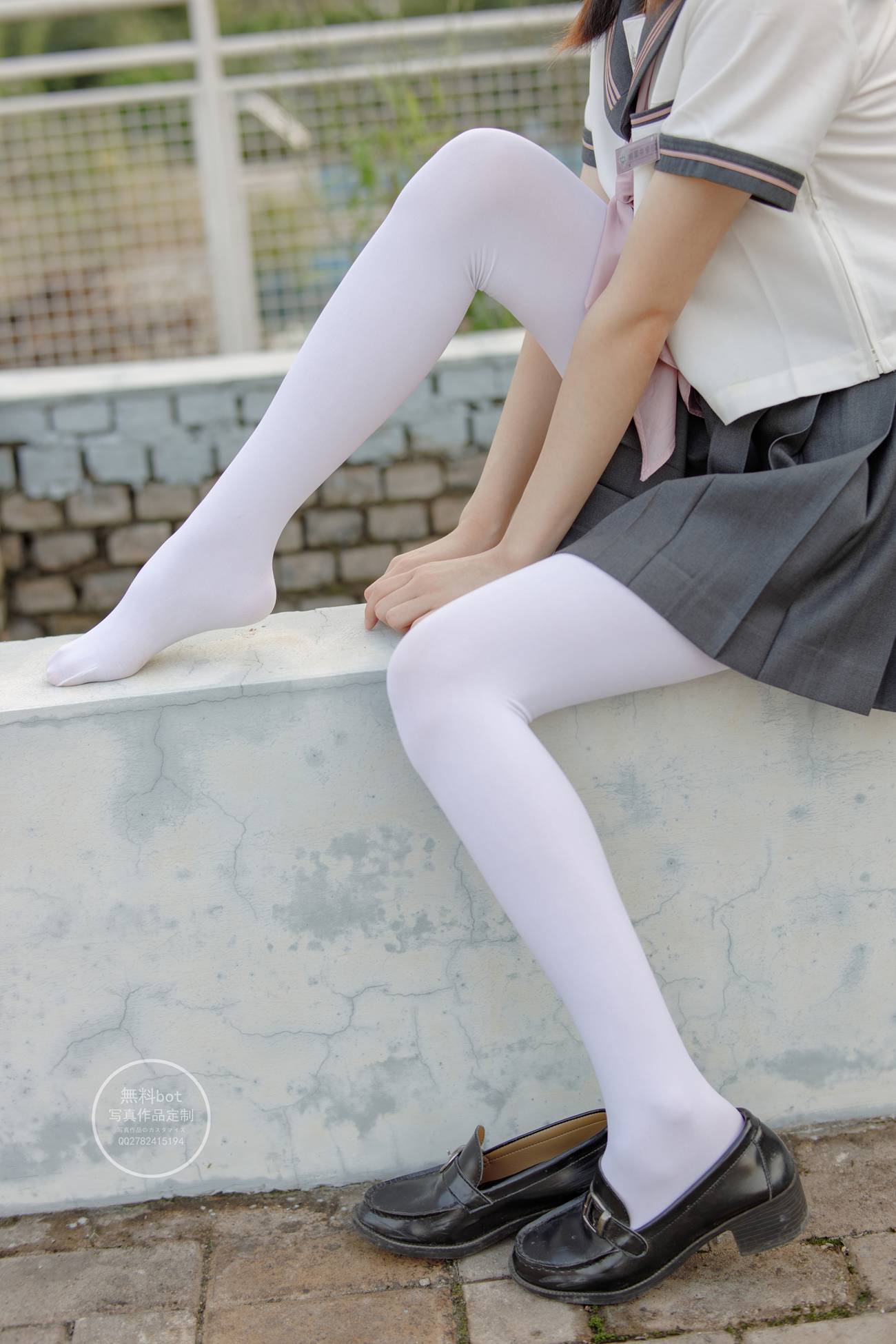 图片[52]-森萝财团写真 有料 NO.006 依依 户外白丝JK制服[90P] – 速更版-美库