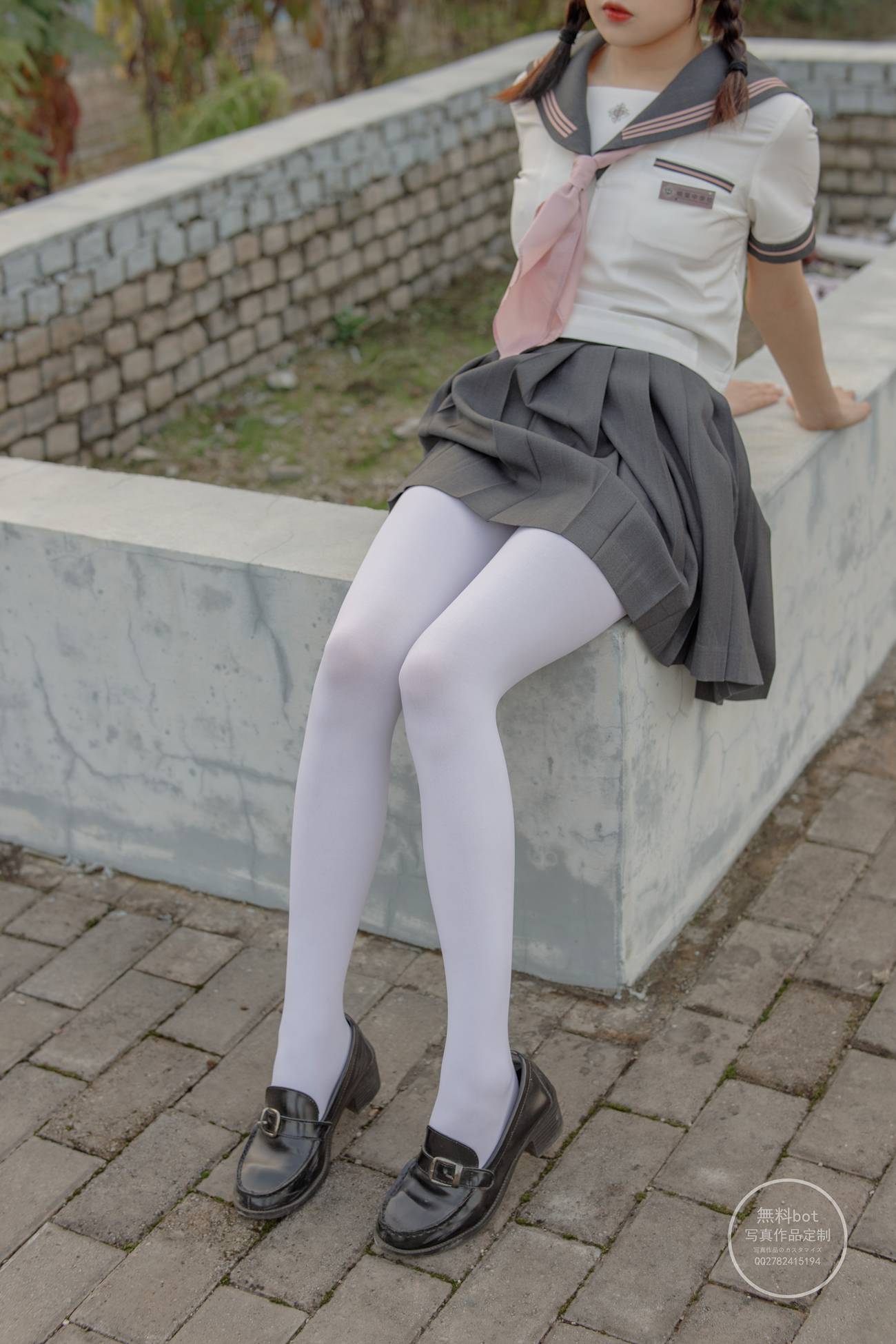 图片[72]-森萝财团写真 有料 NO.006 依依 户外白丝JK制服[90P] – 速更版-美库