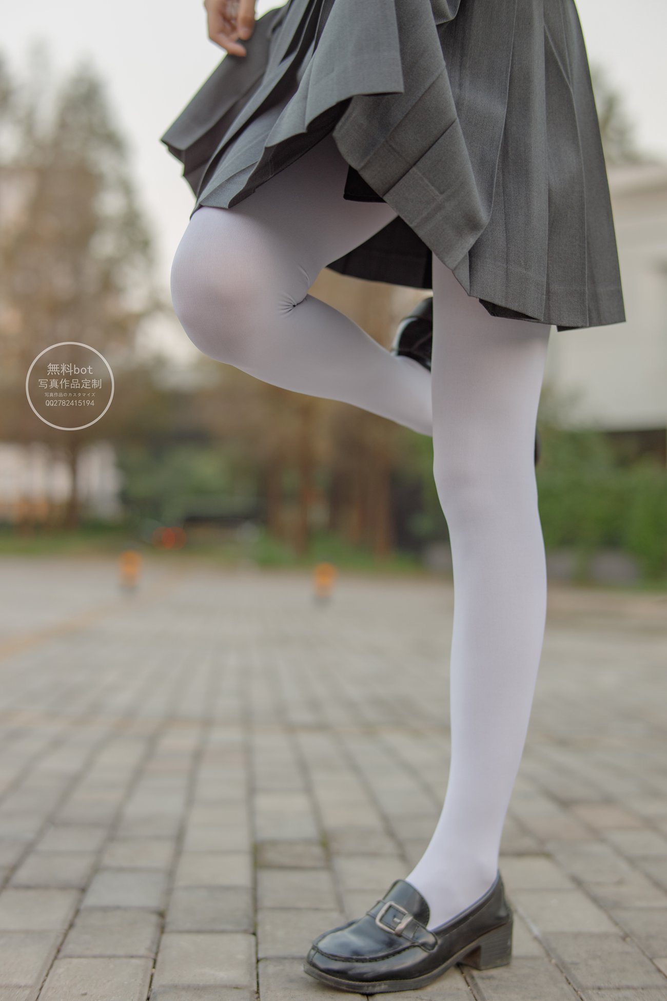 图片[75]-森萝财团写真 有料 NO.006 依依 户外白丝JK制服[90P] – 速更版-美库