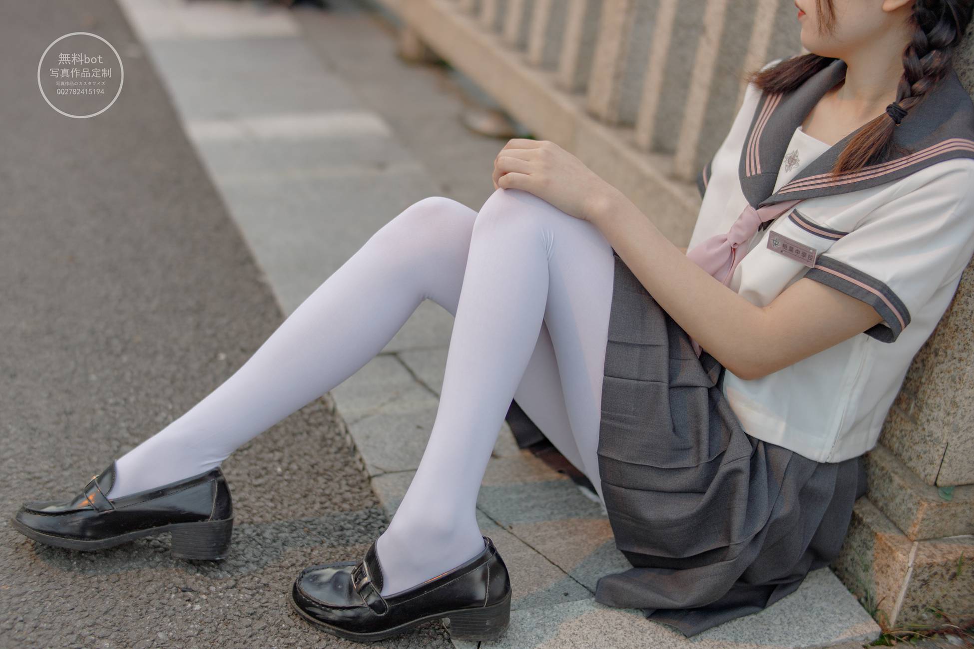 图片[79]-森萝财团写真 有料 NO.006 依依 户外白丝JK制服[90P] – 速更版-美库