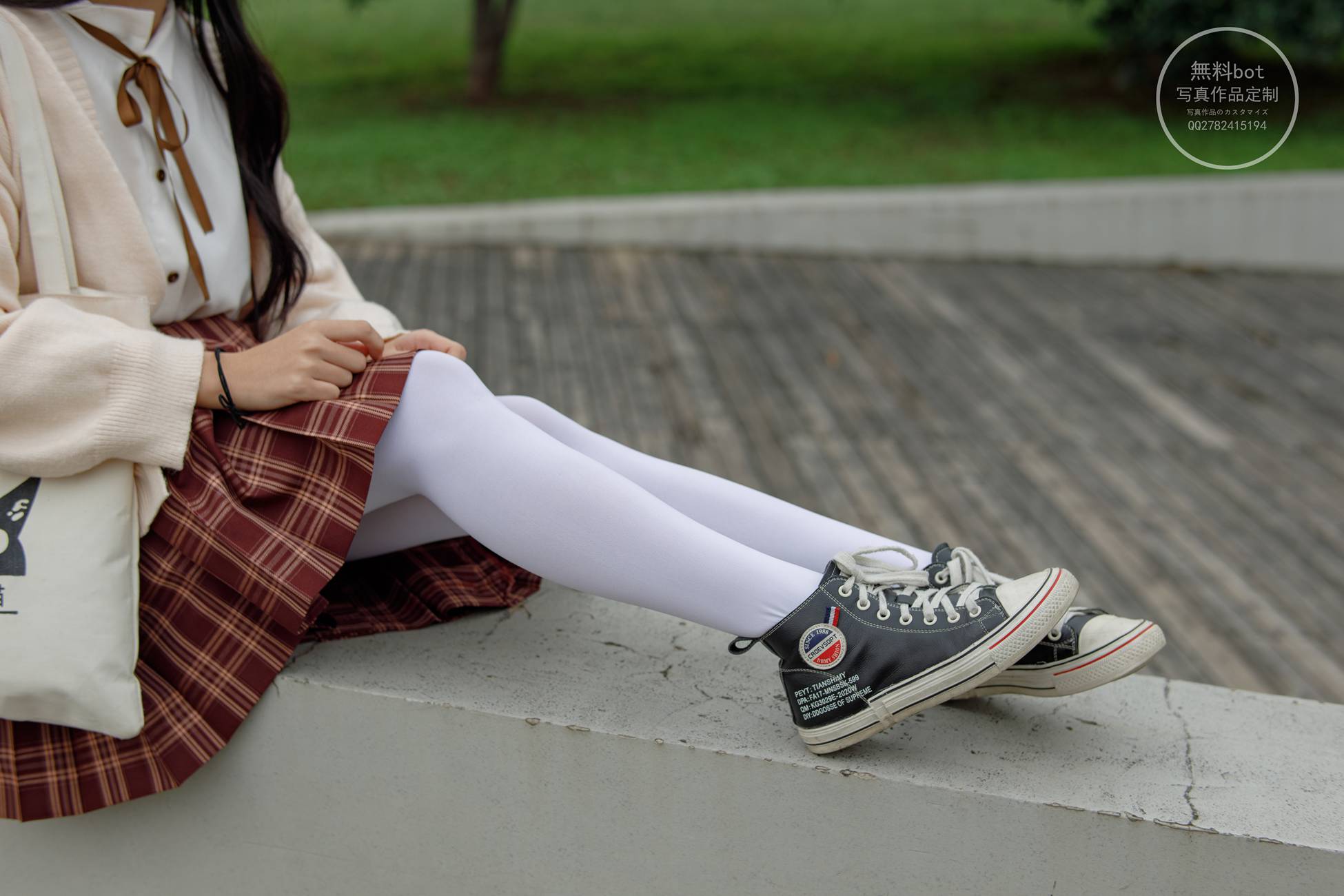 图片[82]-森萝财团写真 有料 NO.006 依依 户外白丝JK制服[90P] – 速更版-美库