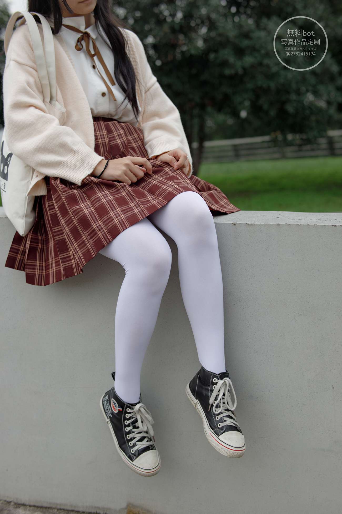 图片[83]-森萝财团写真 有料 NO.006 依依 户外白丝JK制服[90P] – 速更版-美库