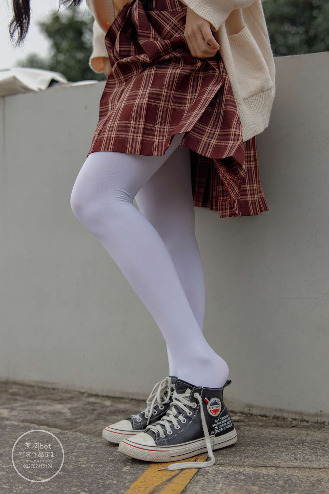 图片[89]-森萝财团写真 有料 NO.006 依依 户外白丝JK制服[90P] – 速更版-美库