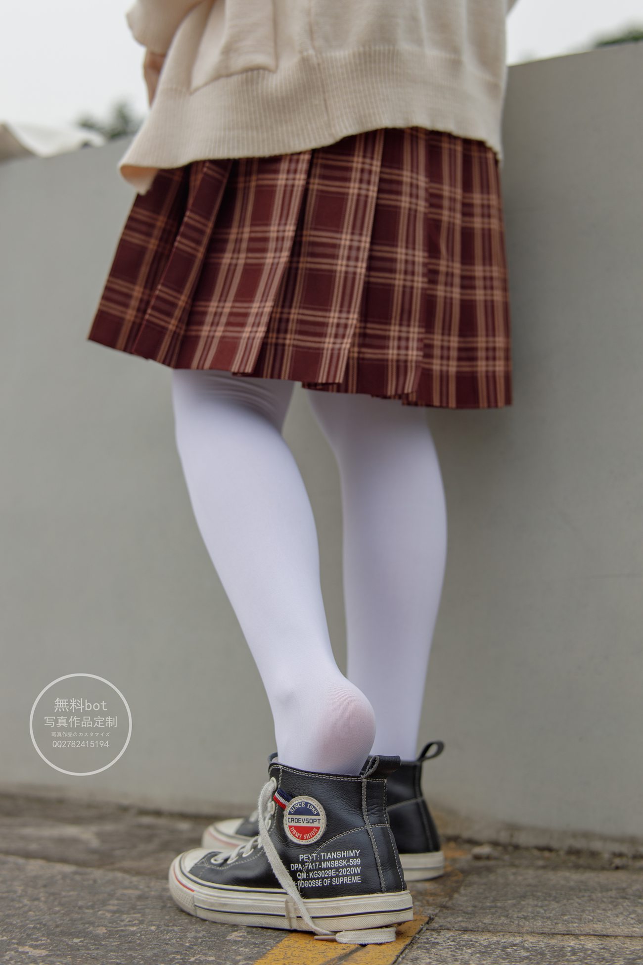 图片[90]-森萝财团写真 有料 NO.006 依依 户外白丝JK制服[90P] – 速更版-美库