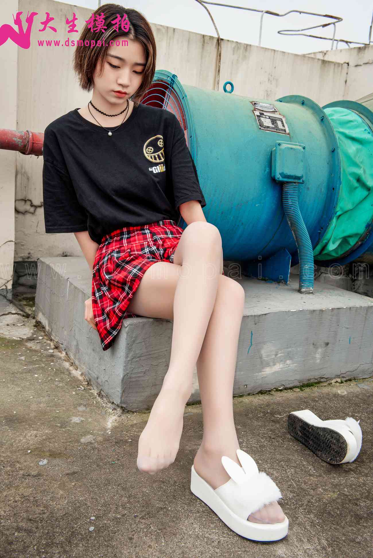 图片[14]-大生模拍 NO.214 小小 天台美足 [49P] – 速更版-美库
