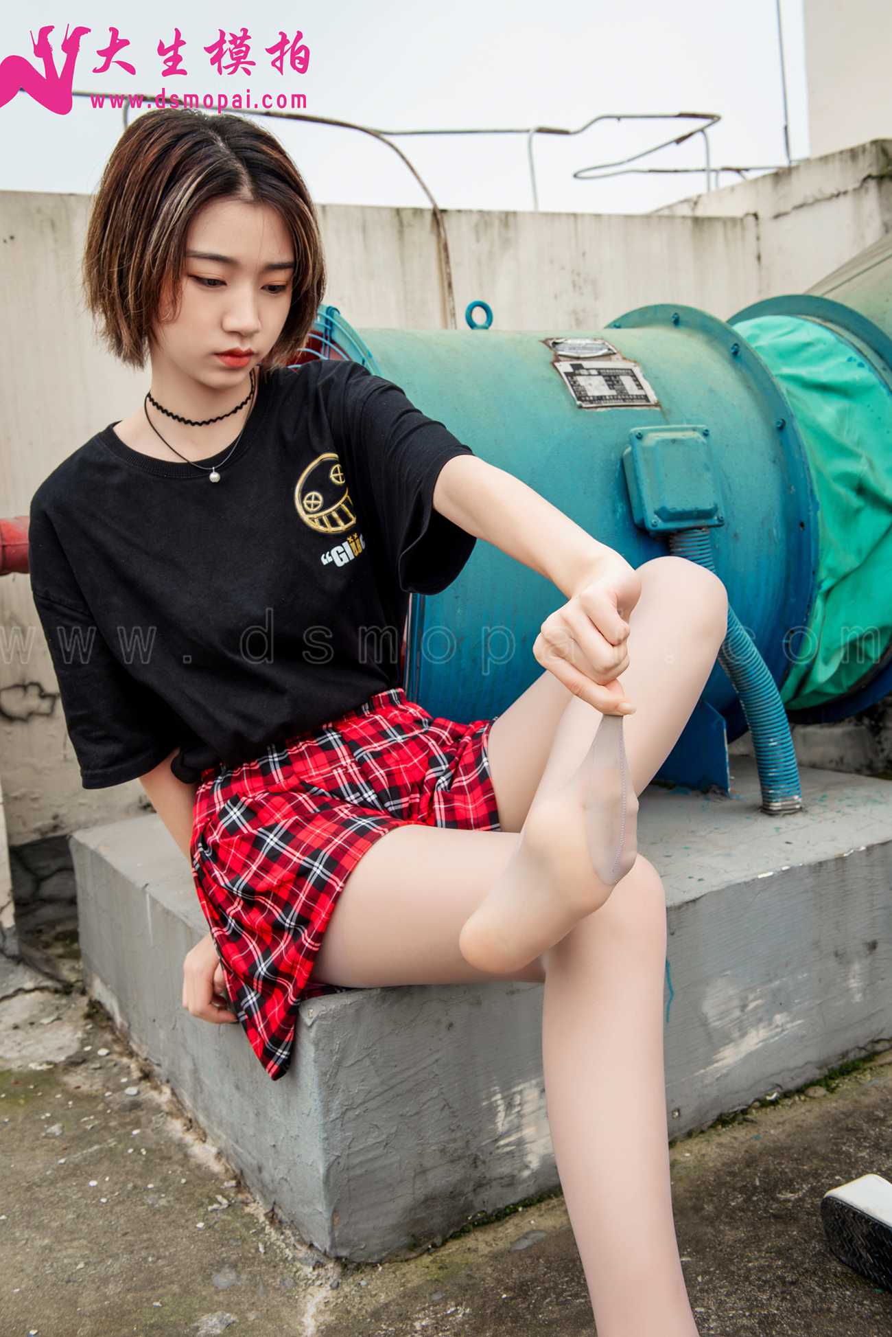 图片[18]-大生模拍 NO.214 小小 天台美足 [49P] – 速更版-美库