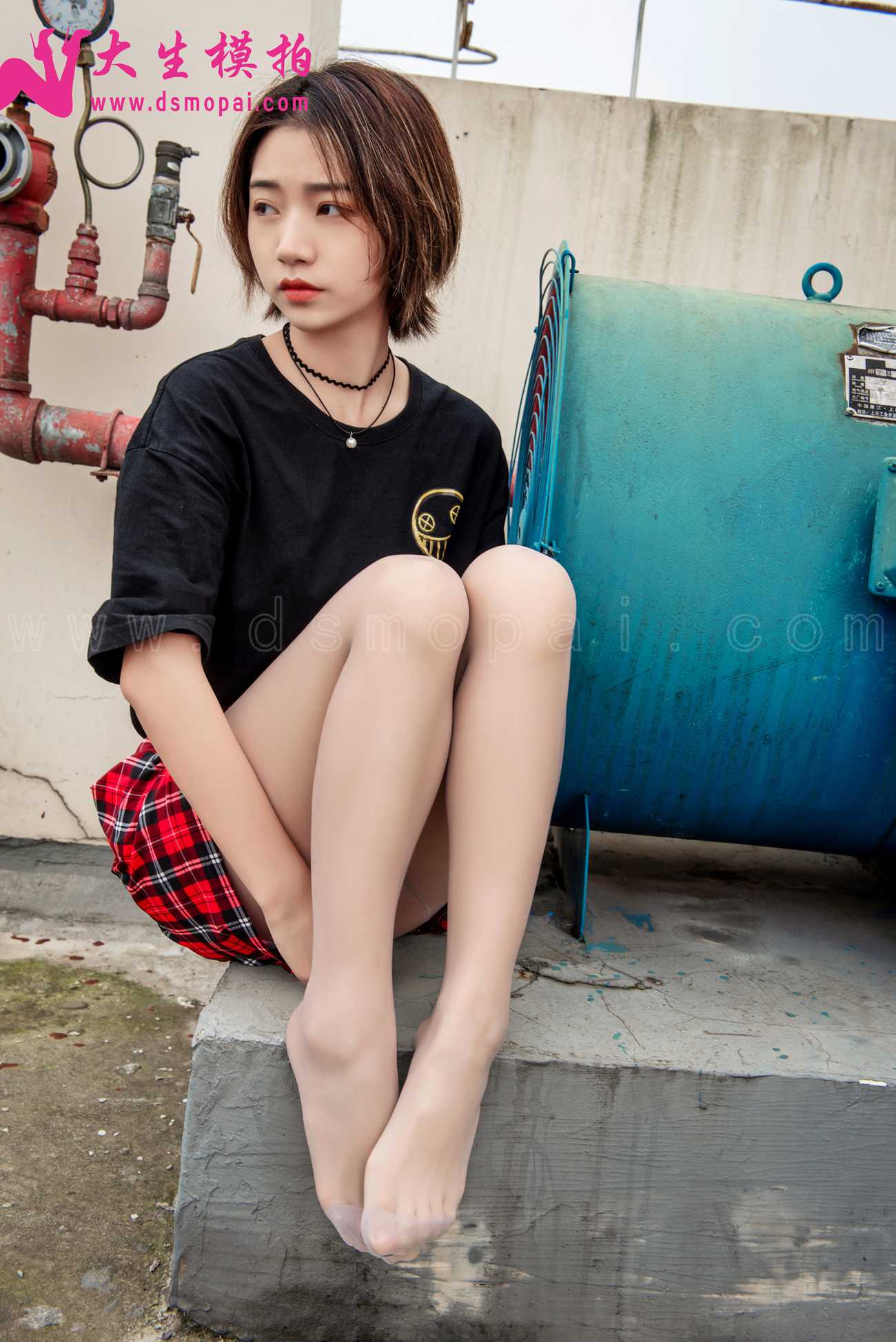 图片[22]-大生模拍 NO.214 小小 天台美足 [49P] – 速更版-美库