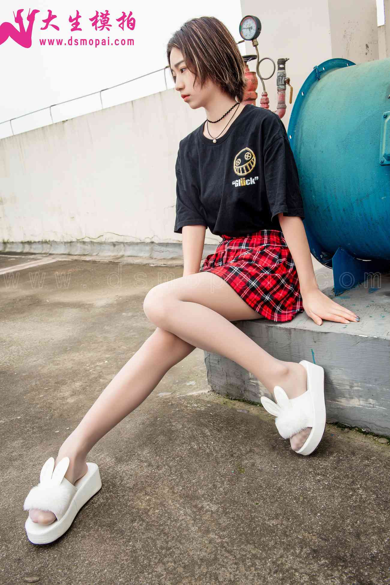 图片[39]-大生模拍 NO.214 小小 天台美足 [49P] – 速更版-美库