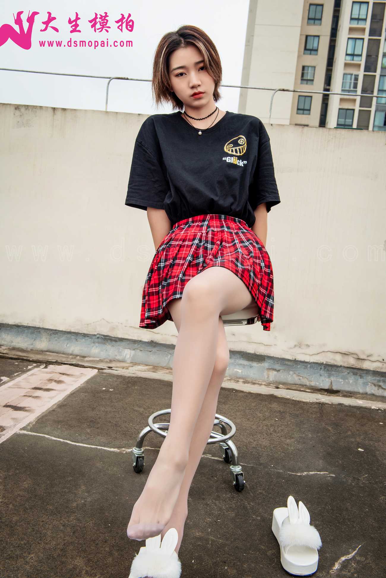 图片[41]-大生模拍 NO.214 小小 天台美足 [49P] – 速更版-美库