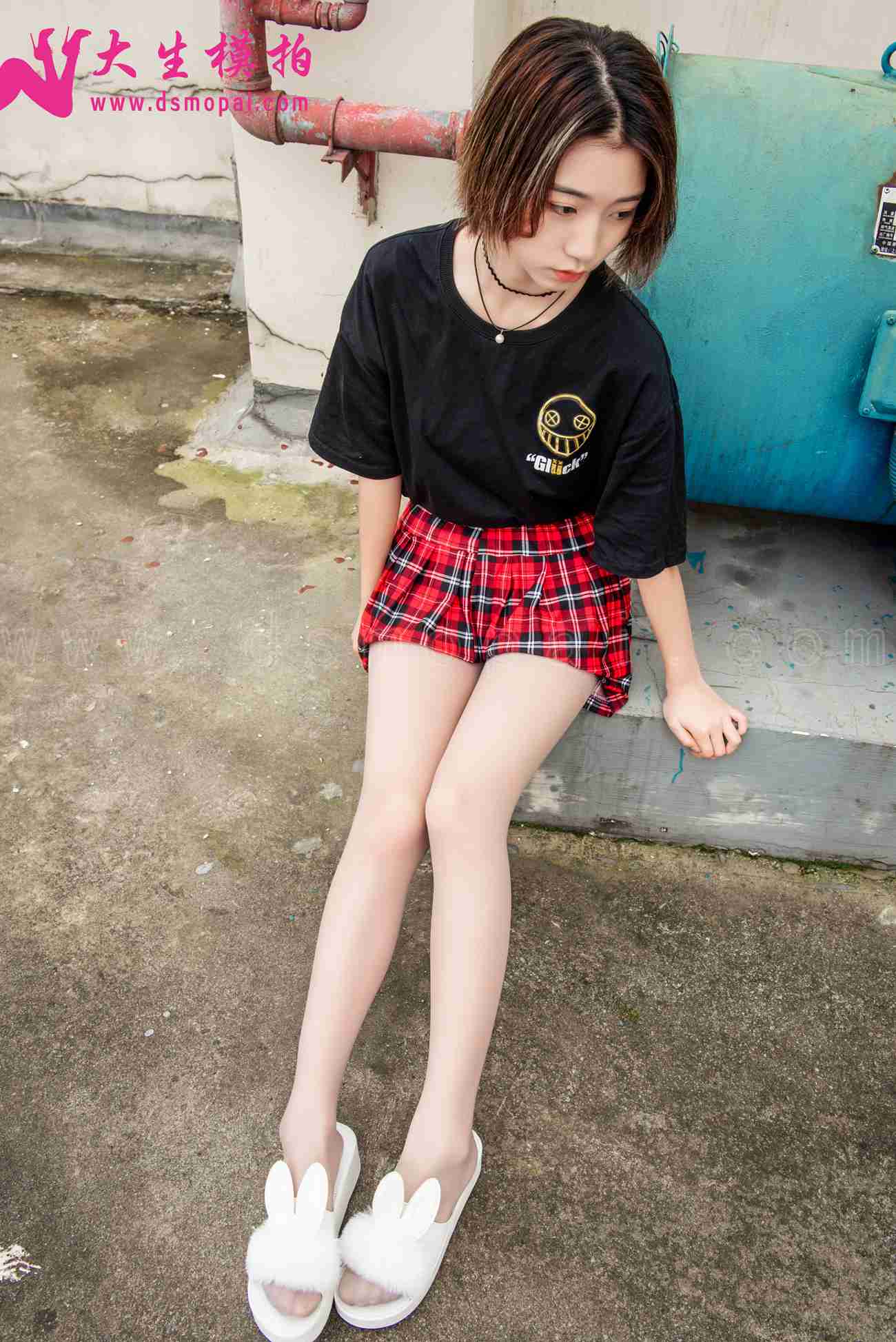 图片[50]-大生模拍 NO.214 小小 天台美足 [49P] – 速更版-美库