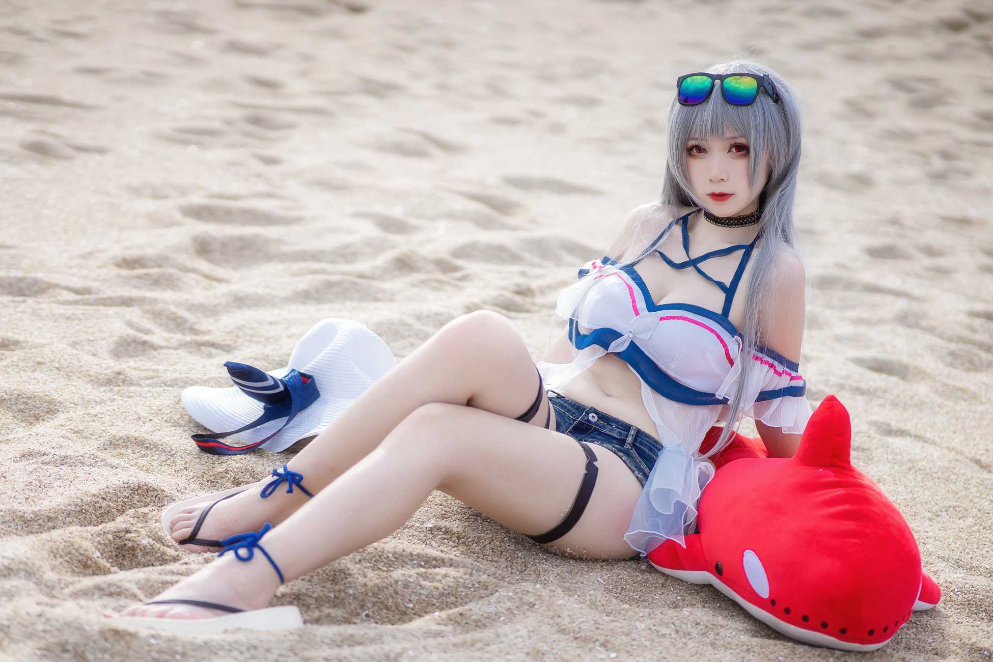 图片[17]-樱落酱w 斯卡蒂泳装[21P] – 速更版-美库