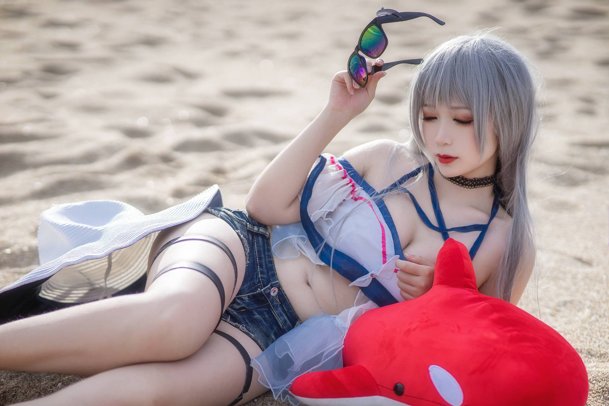 图片[18]-樱落酱w 斯卡蒂泳装[21P] – 速更版-美库