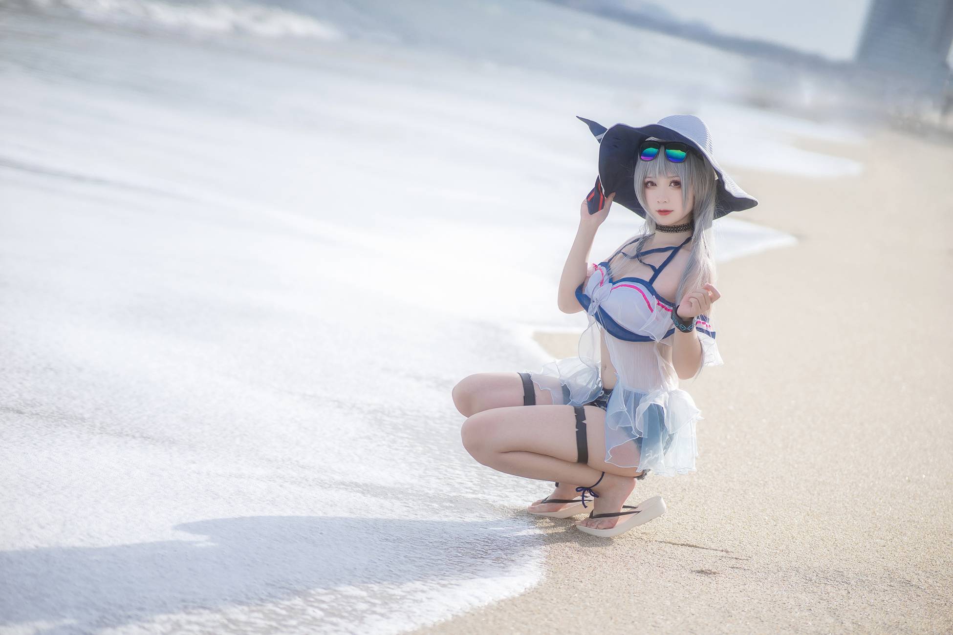 图片[21]-樱落酱w 斯卡蒂泳装[21P] – 速更版-美库