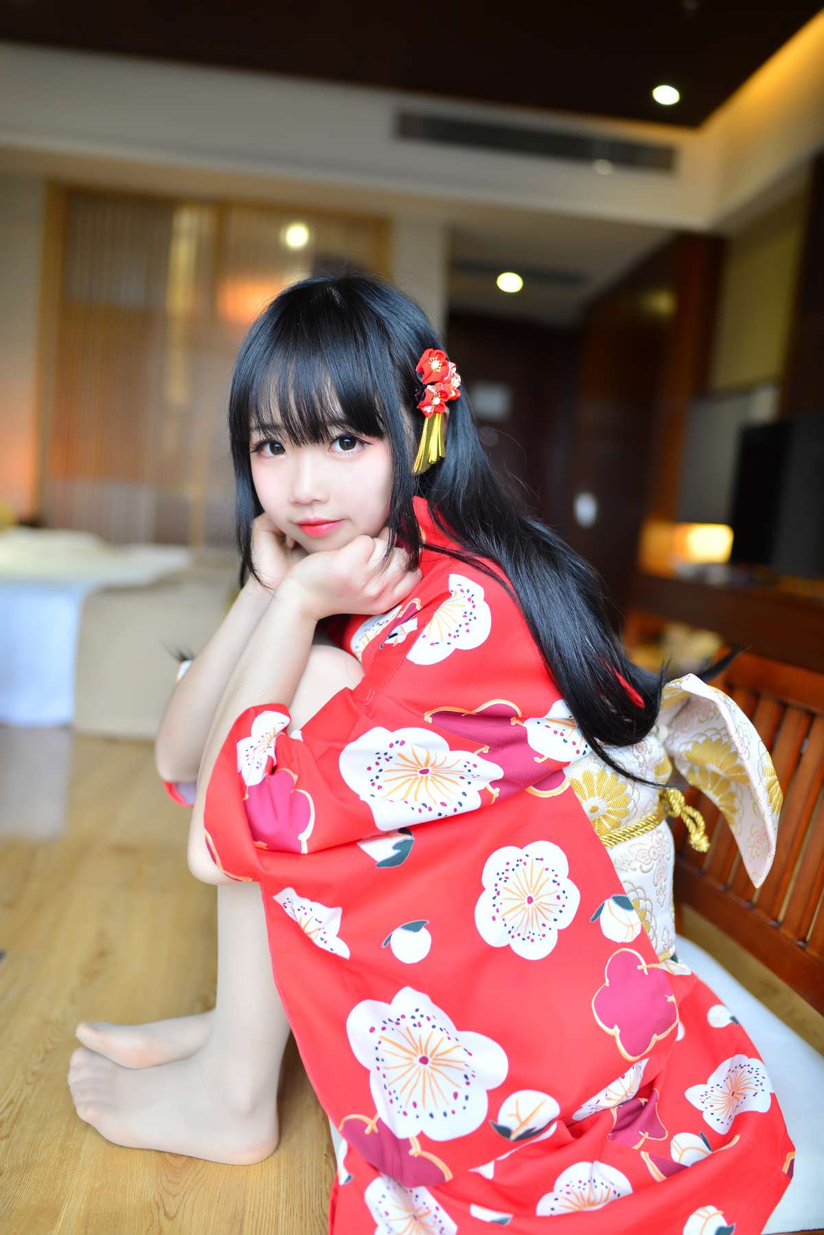 图片[14]-Cos小姐姐雪琪 浴衣 [14P] – 速更版-美库