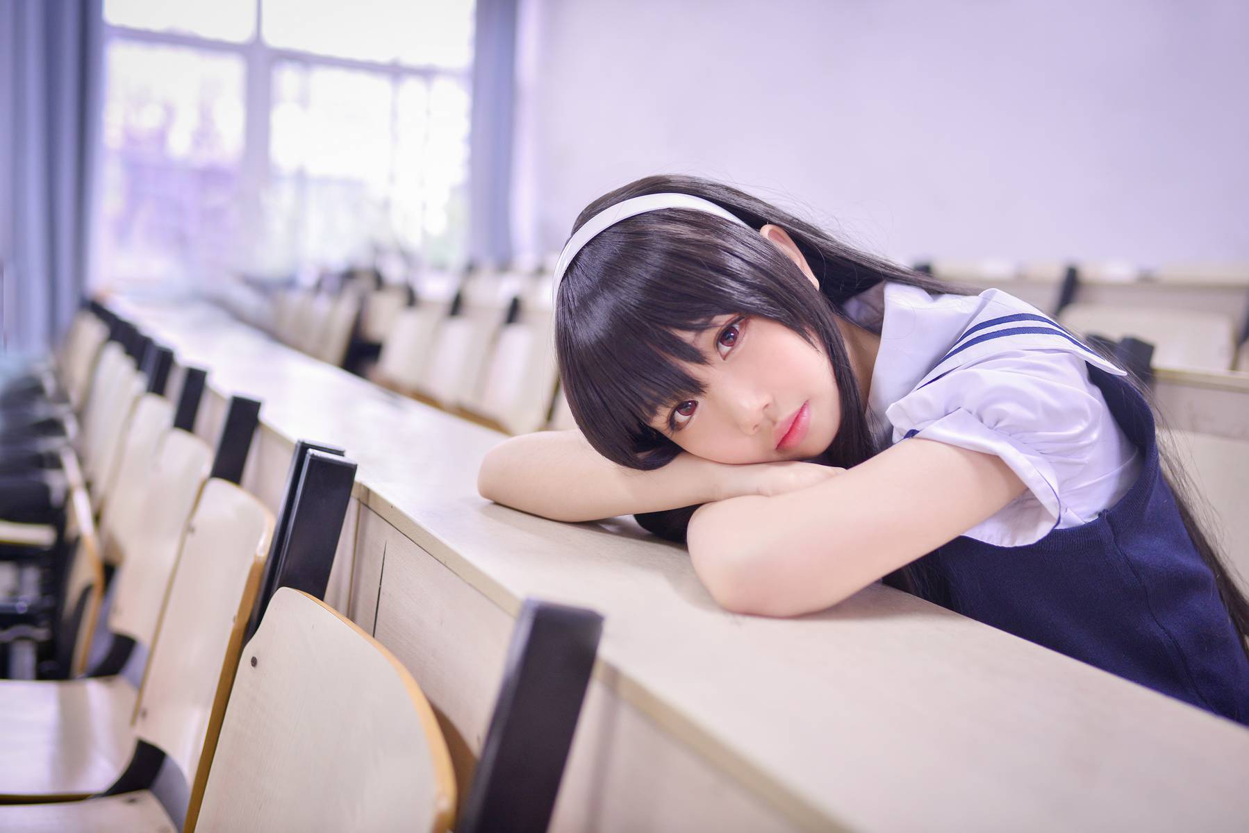 图片[23]-Cos小姐姐雪琪 霞之丘诗羽 [24P] – 速更版-美库