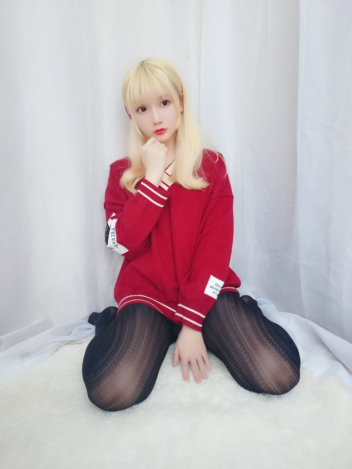 图片[17]-星之迟迟 玫瑰味黑丝[26P] – 速更版-美库