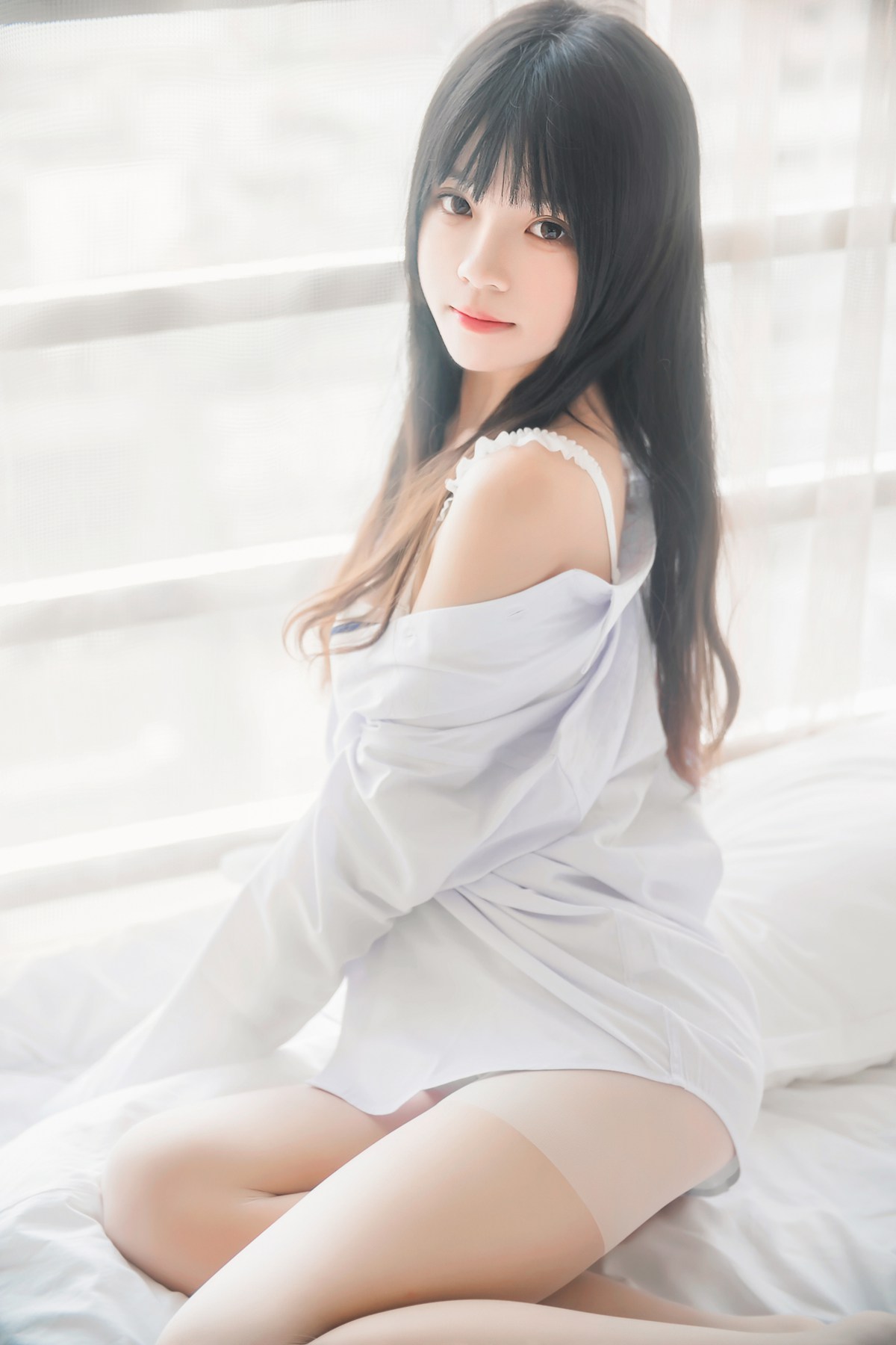 图片[20]-桜桃喵 白衬衫散发 [49P] – 速更版-美库