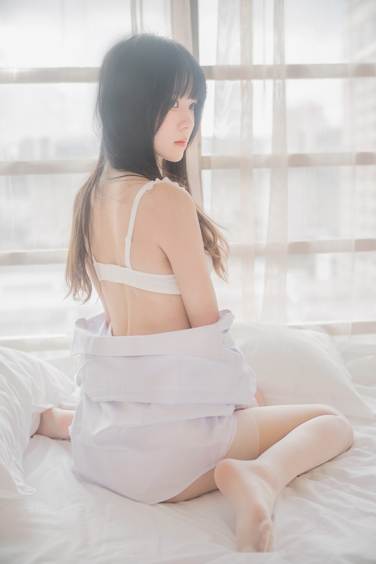 图片[31]-桜桃喵 白衬衫散发 [49P] – 速更版-美库