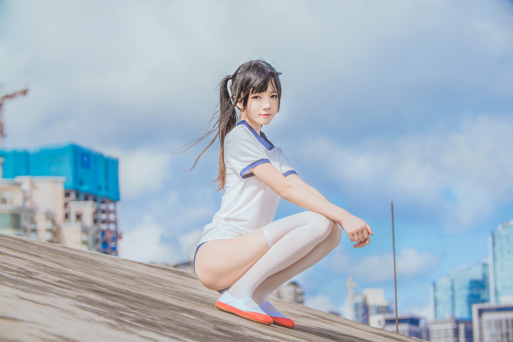 图片[25]-桜桃喵 体操服 [24P] – 速更版-美库