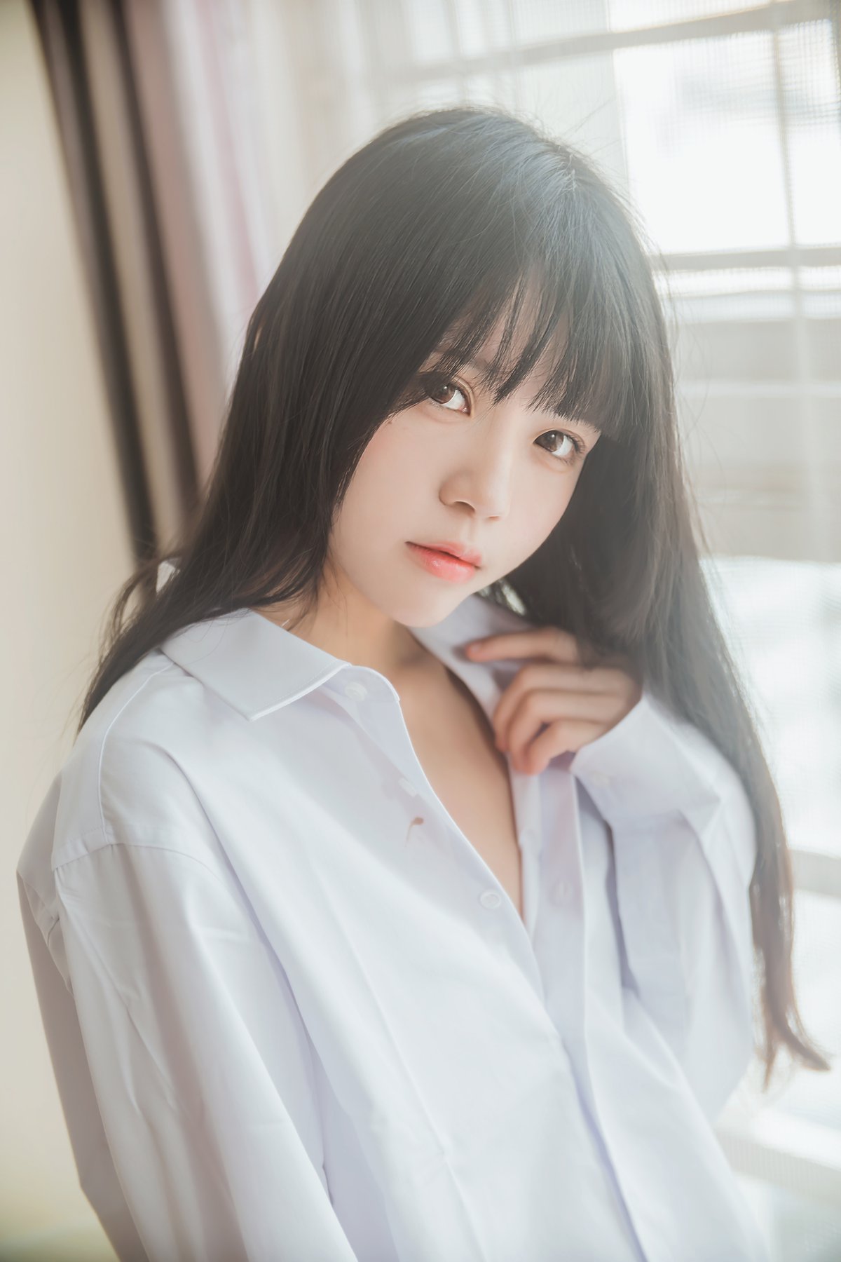 图片[45]-桜桃喵 白衬衫散发 [49P] – 速更版-美库