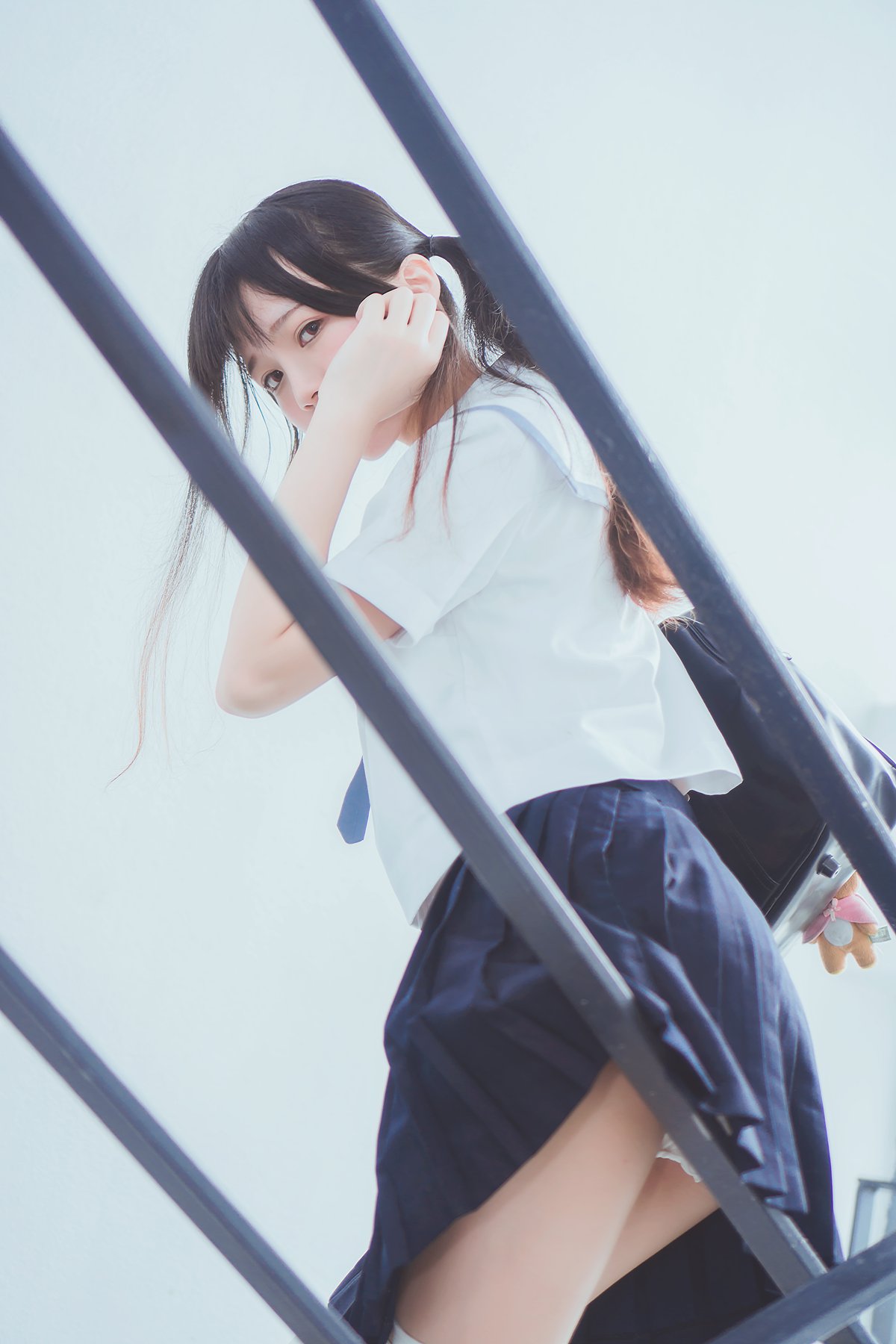 图片[11]-桜桃喵 蓝白水手服 [39P] – 速更版-美库