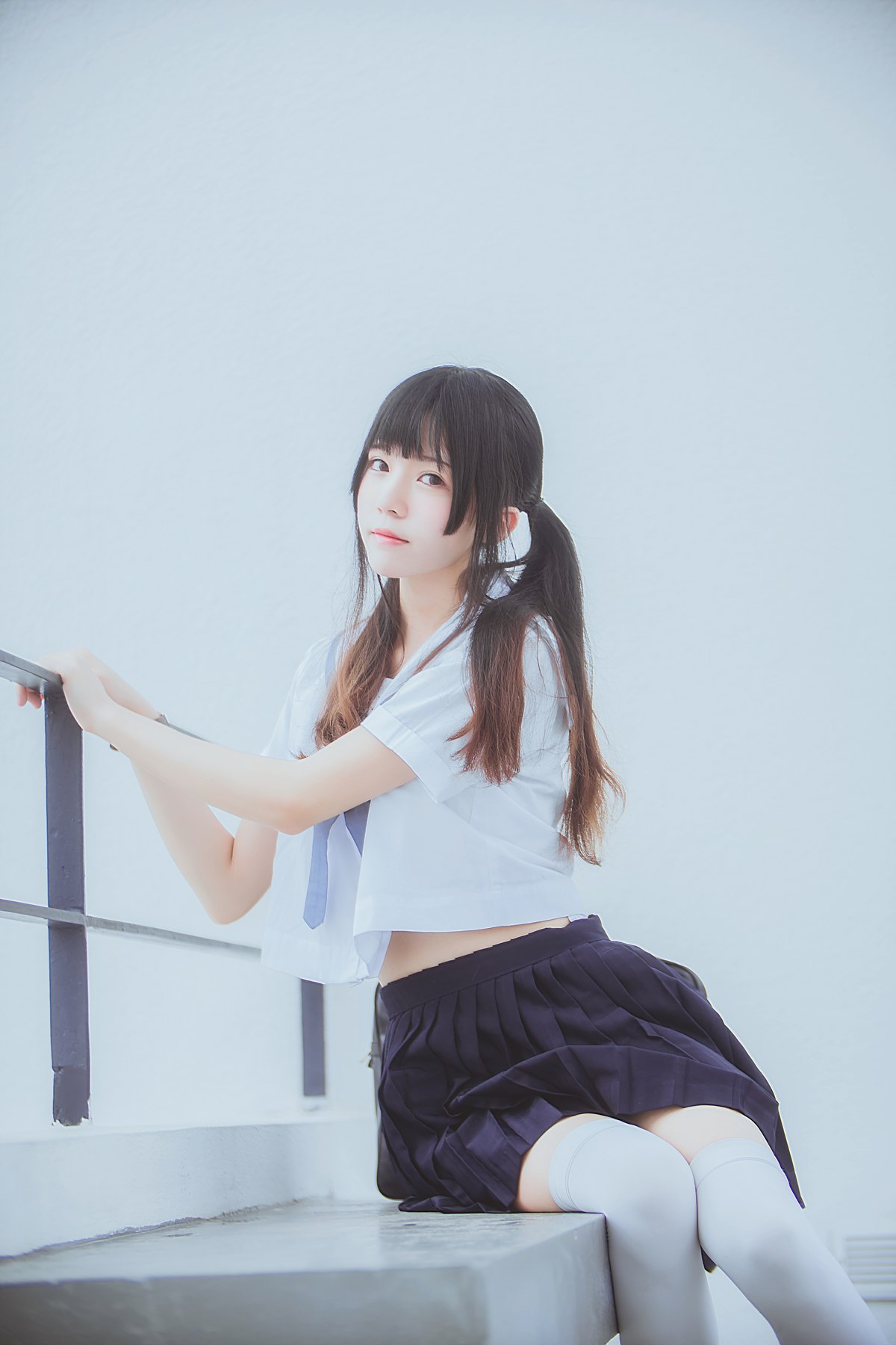 图片[13]-桜桃喵 蓝白水手服 [39P] – 速更版-美库