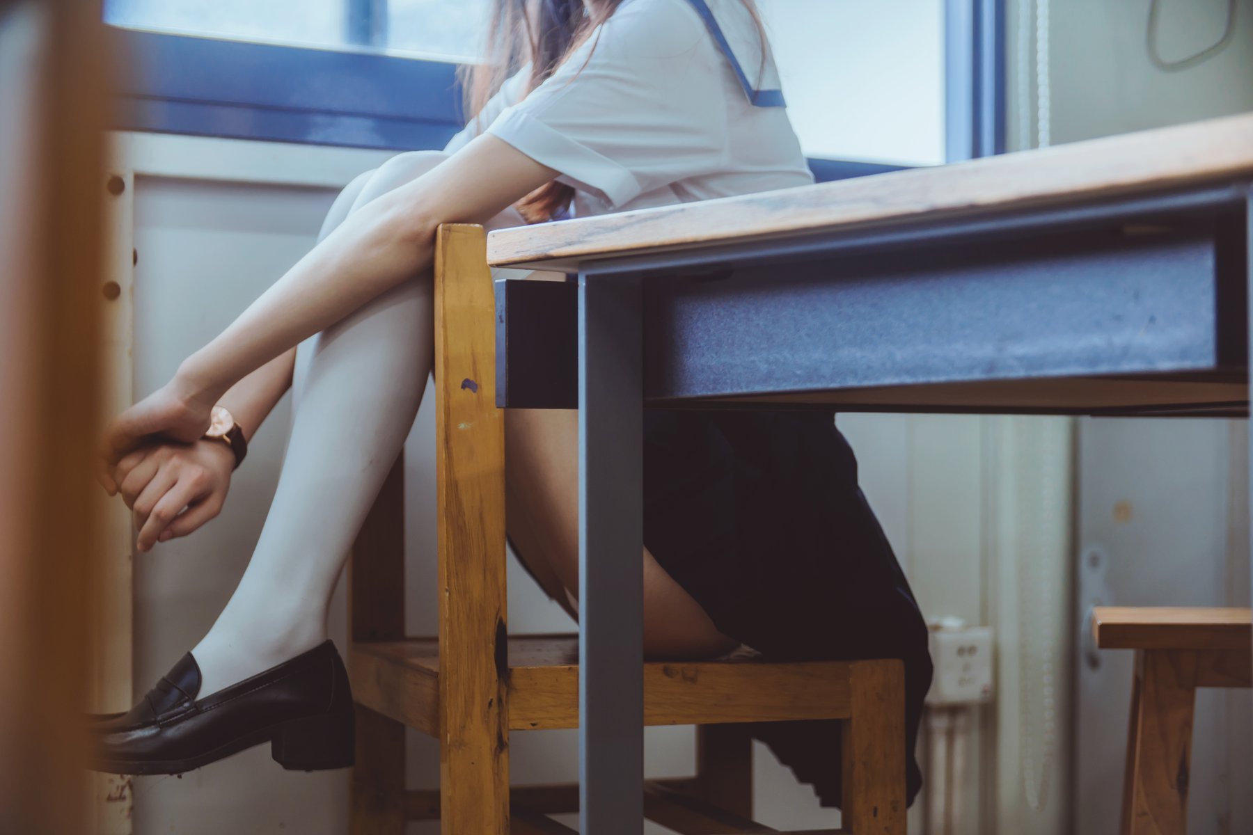 图片[20]-桜桃喵 蓝白水手服 [39P] – 速更版-美库