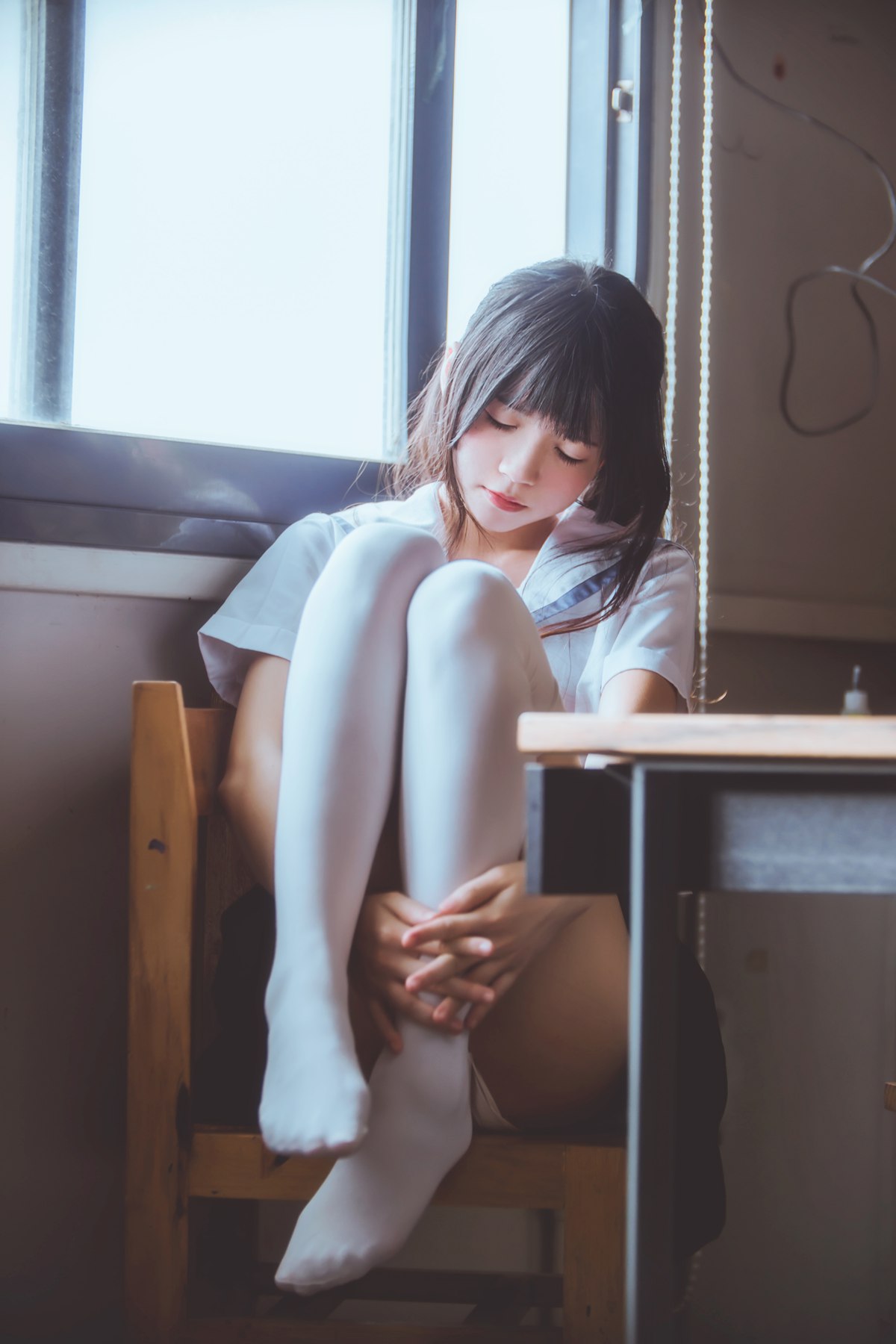 图片[34]-桜桃喵 蓝白水手服 [39P] – 速更版-美库