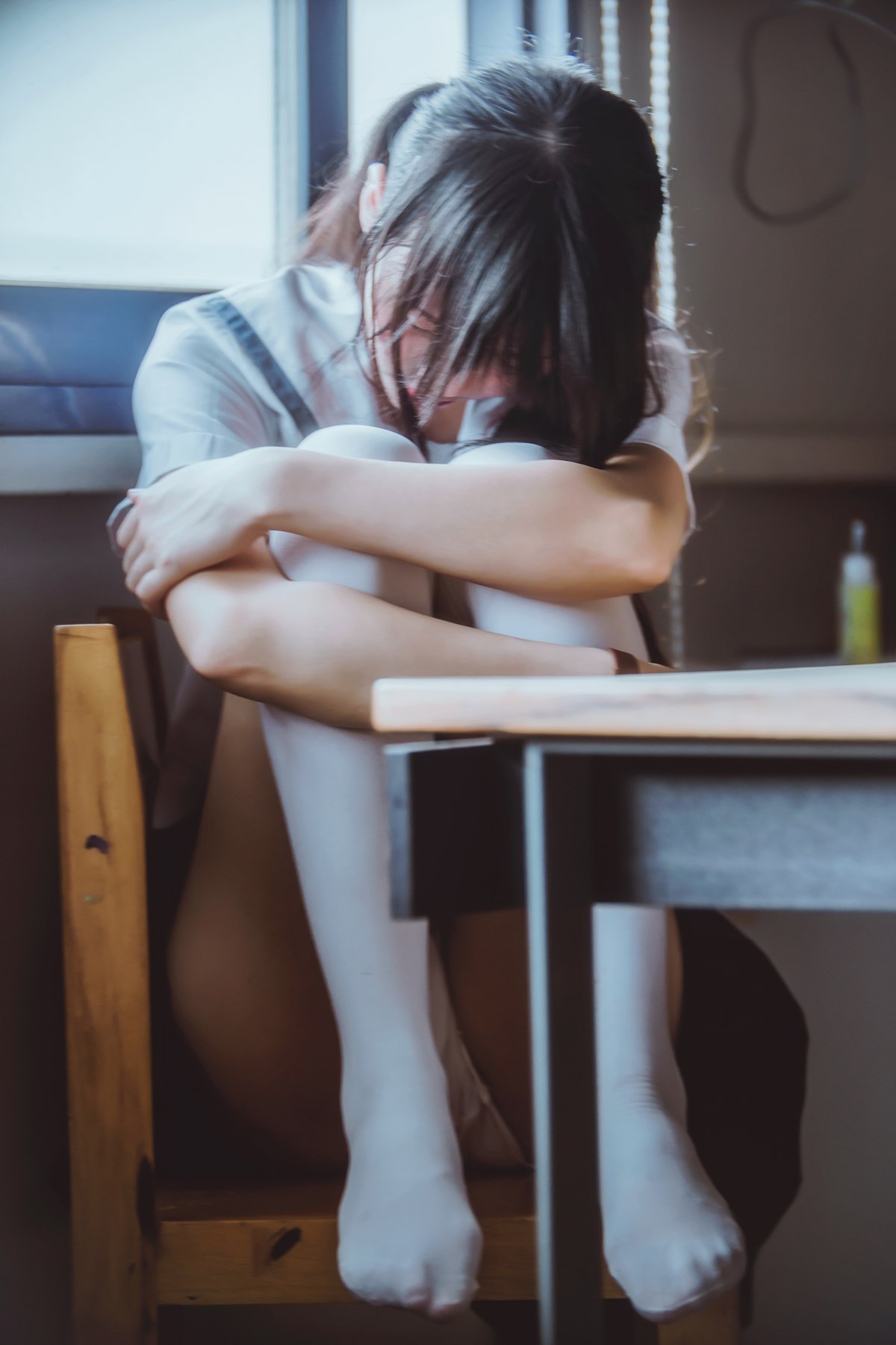 图片[35]-桜桃喵 蓝白水手服 [39P] – 速更版-美库