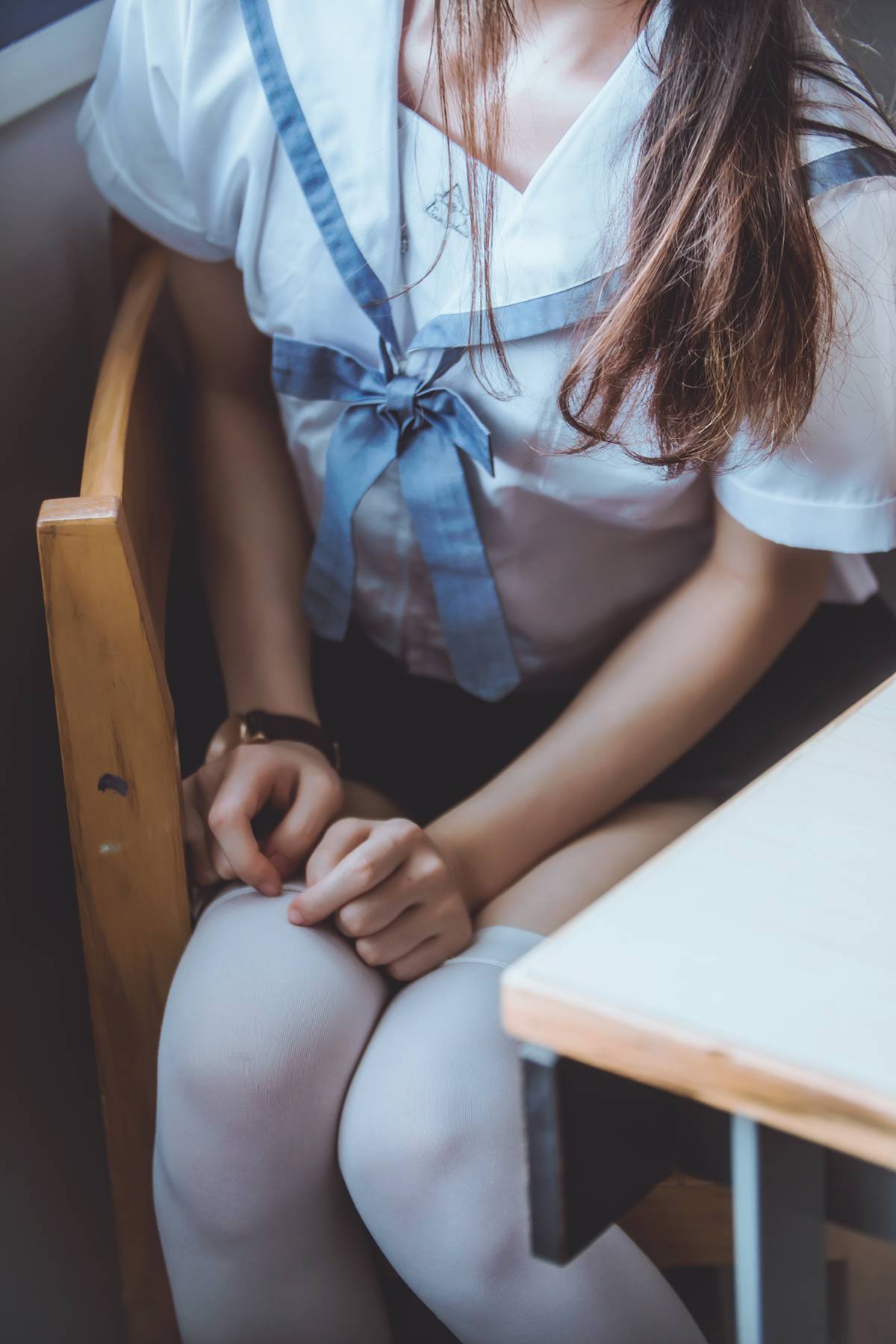 图片[38]-桜桃喵 蓝白水手服 [39P] – 速更版-美库