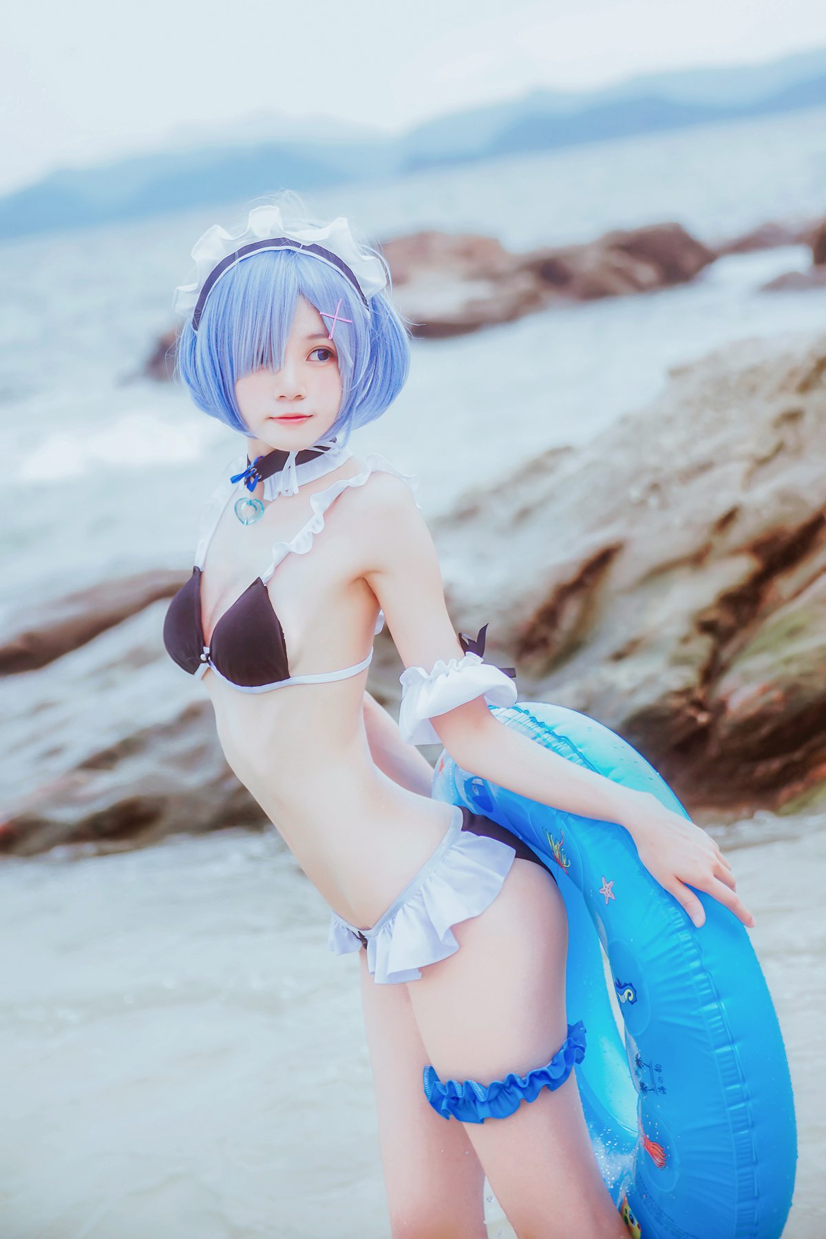 图片[18]-桜桃喵 蕾姆COS [48P] – 速更版-美库