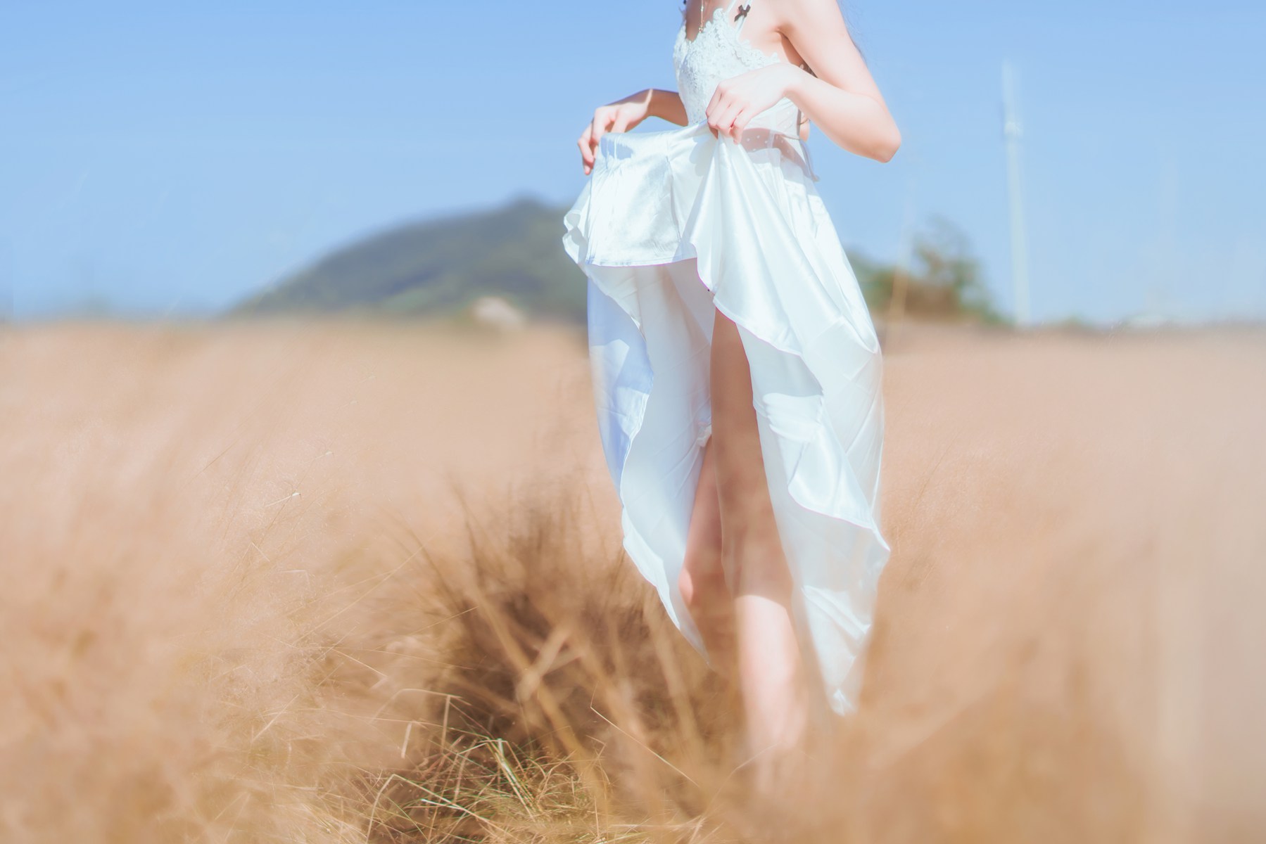 图片[16]-桜桃喵 冬眠 白裙上 [48P] – 速更版-美库