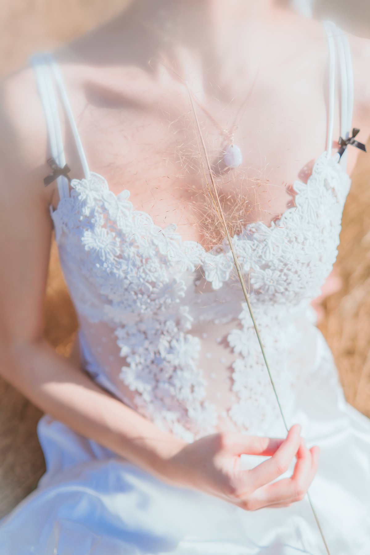 图片[28]-桜桃喵 冬眠 白裙上 [48P] – 速更版-美库