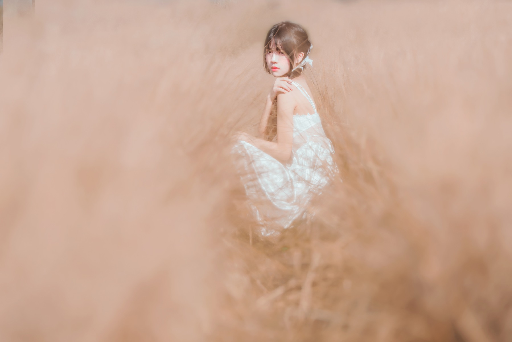 图片[44]-桜桃喵 冬眠 白裙上 [48P] – 速更版-美库