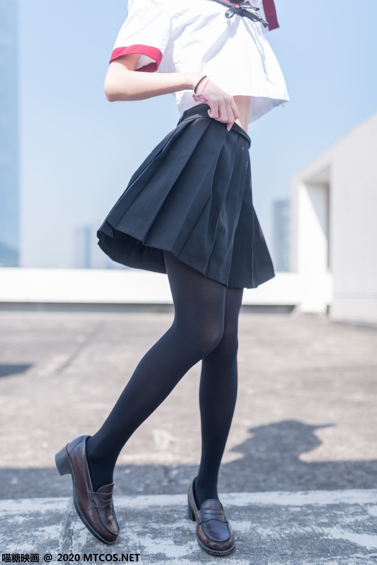 图片[14]-[喵糖映画]VOL.322 天台少女[46P] – 速更版-美库