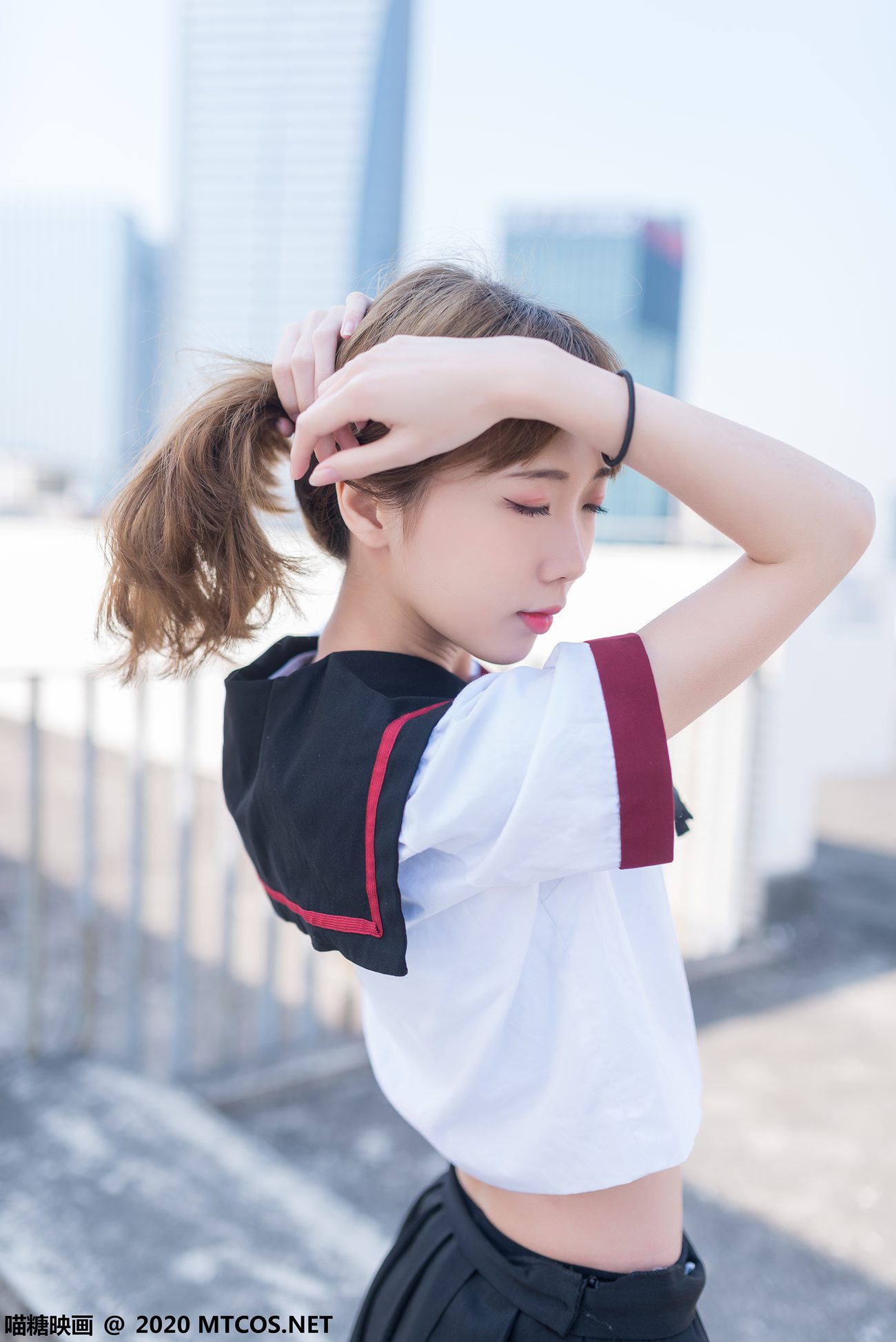 图片[21]-[喵糖映画]VOL.322 天台少女[46P] – 速更版-美库