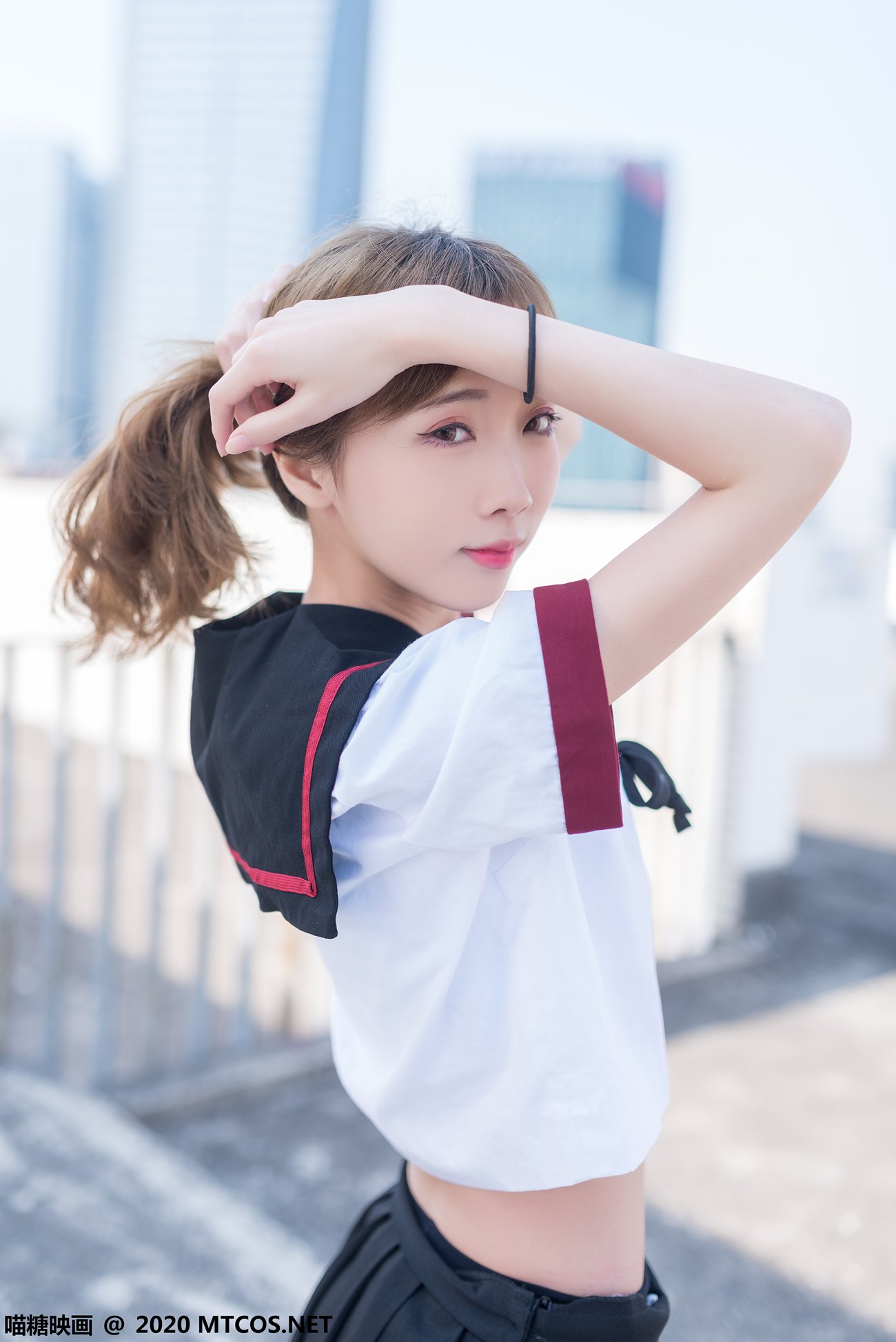 图片[22]-[喵糖映画]VOL.322 天台少女[46P] – 速更版-美库