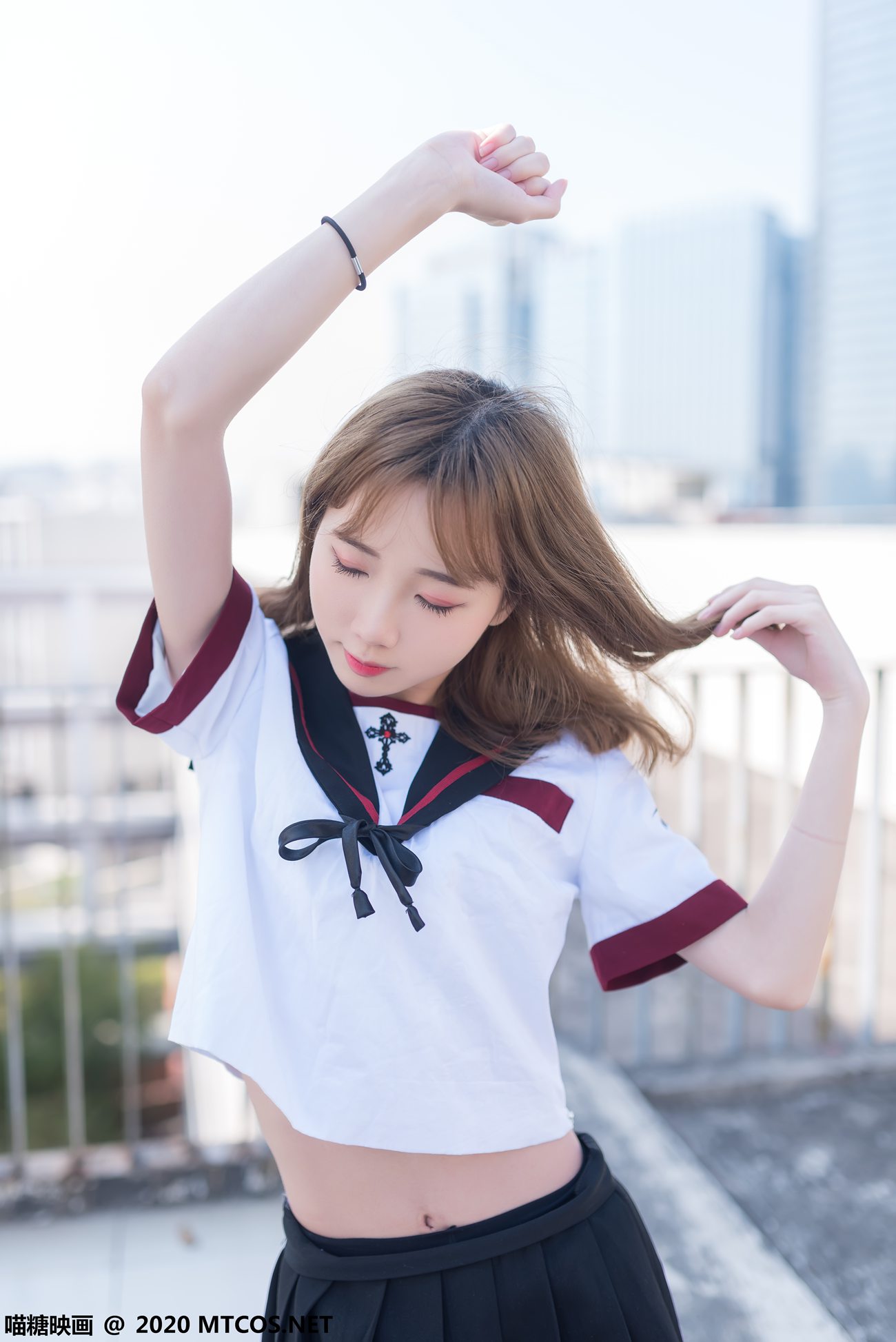 图片[28]-[喵糖映画]VOL.322 天台少女[46P] – 速更版-美库