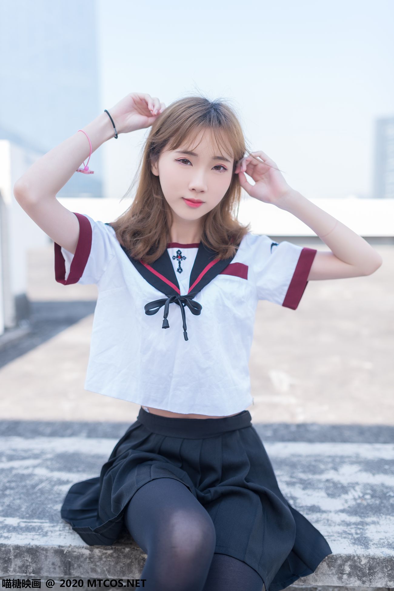 图片[38]-[喵糖映画]VOL.322 天台少女[46P] – 速更版-美库