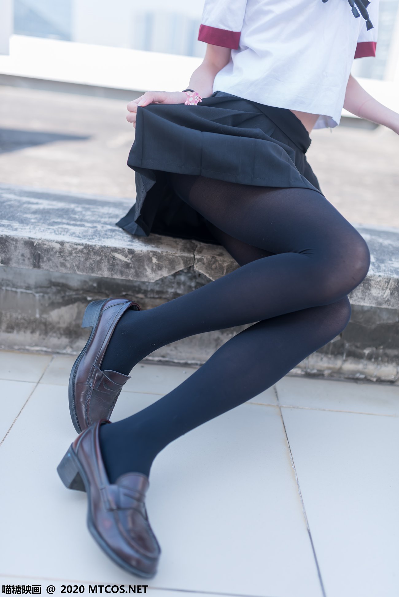 图片[43]-[喵糖映画]VOL.322 天台少女[46P] – 速更版-美库