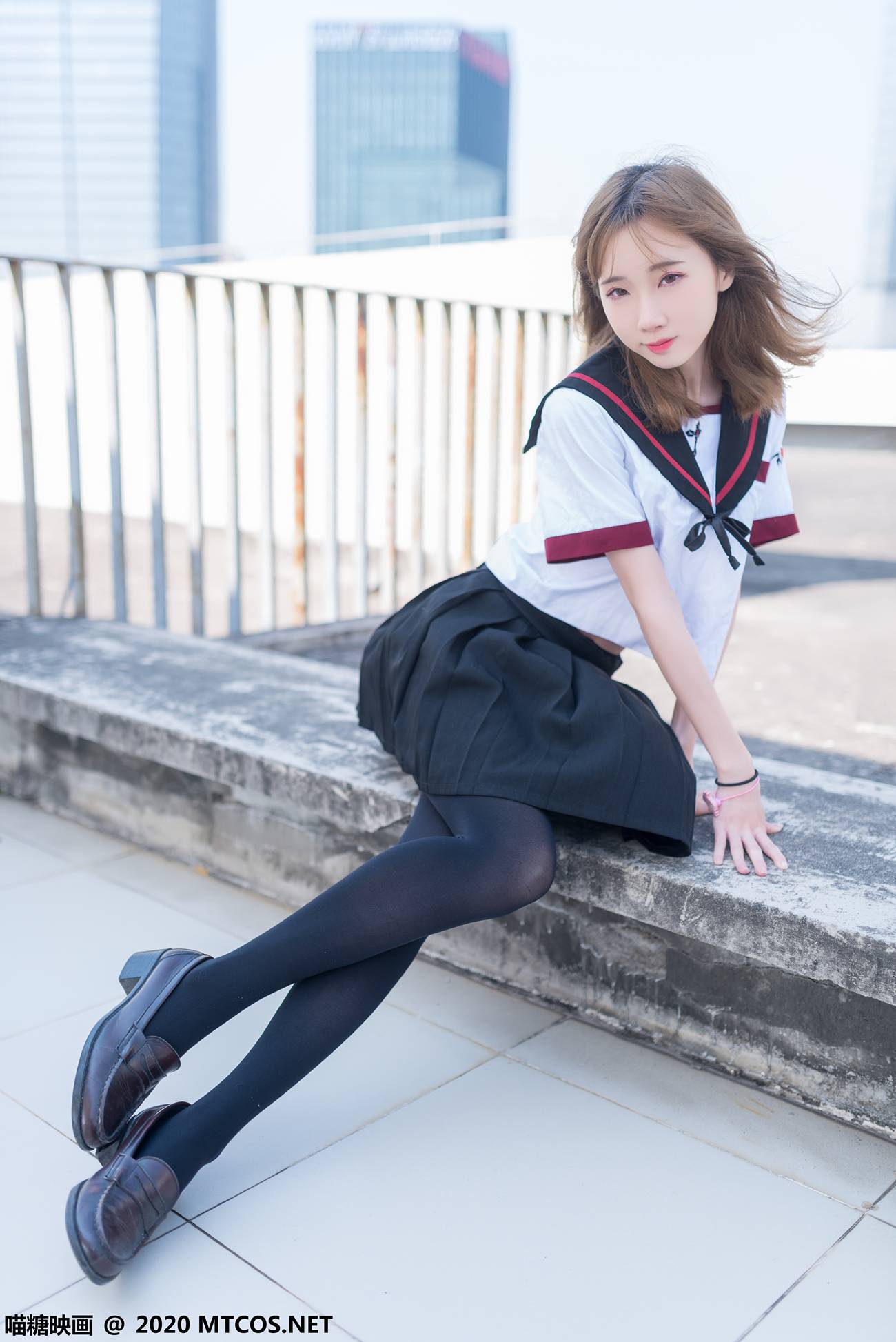 图片[44]-[喵糖映画]VOL.322 天台少女[46P] – 速更版-美库